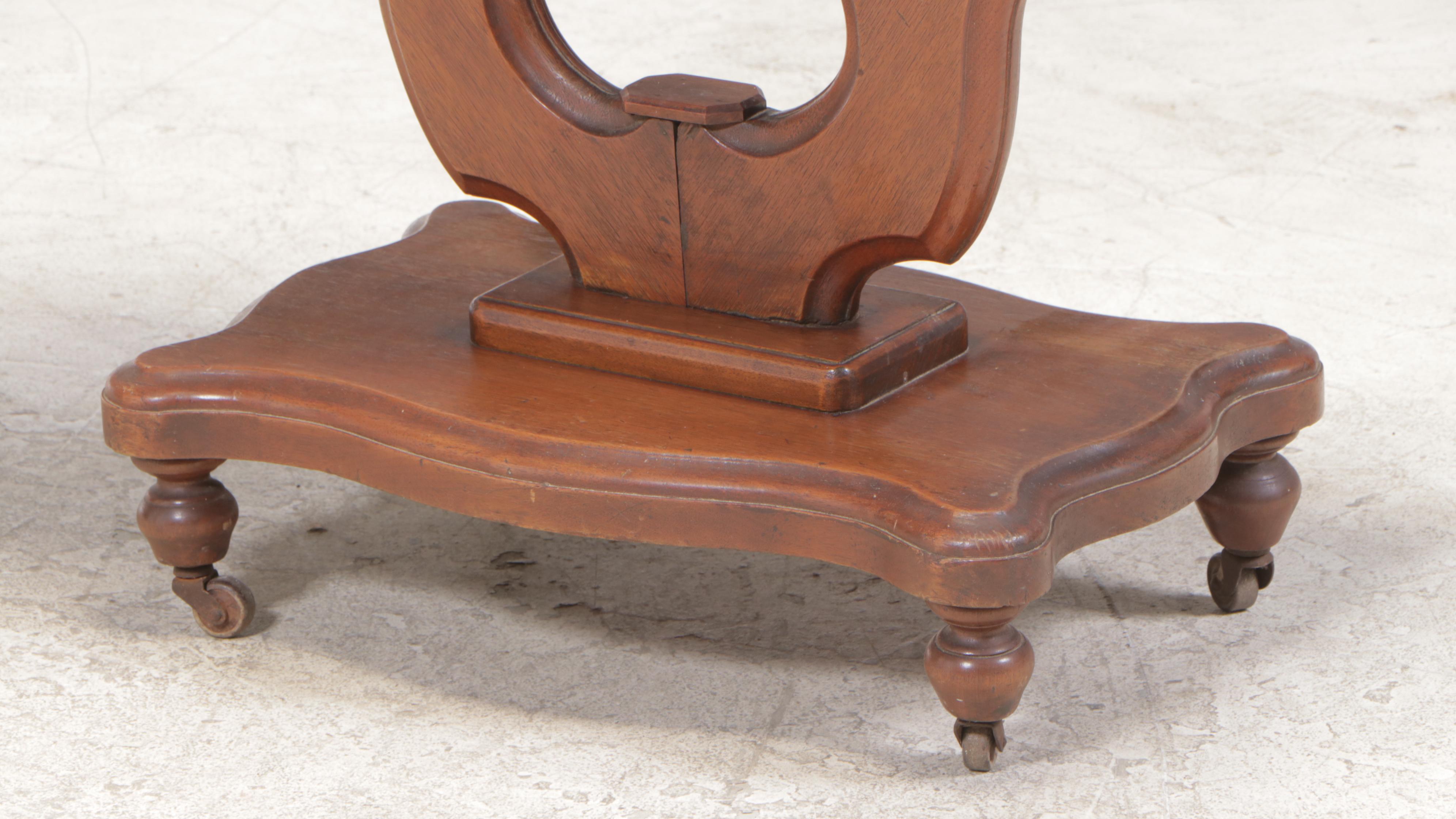Victorian Walnut Side Table, Mid to Late 19th Century