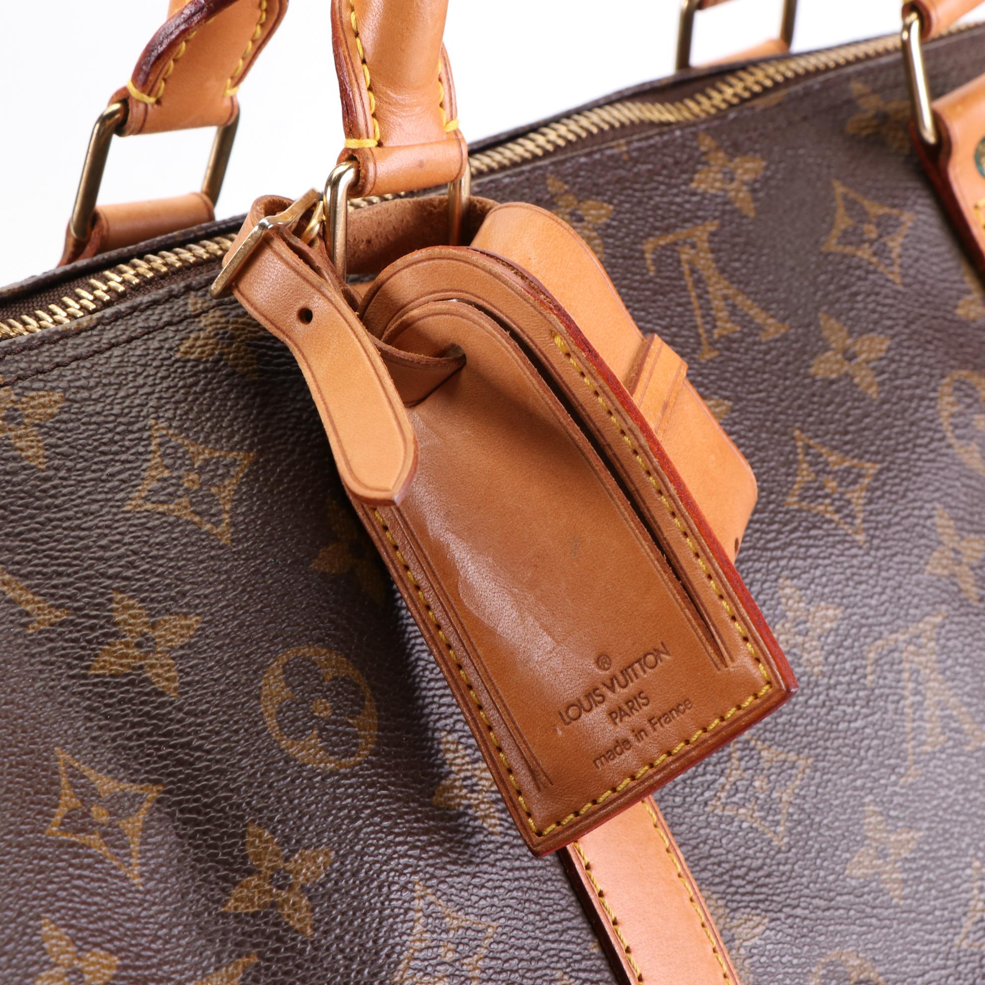 Louis Vuitton Keepall Bandolière 60 in Monogram Canvas and Vachetta Leather