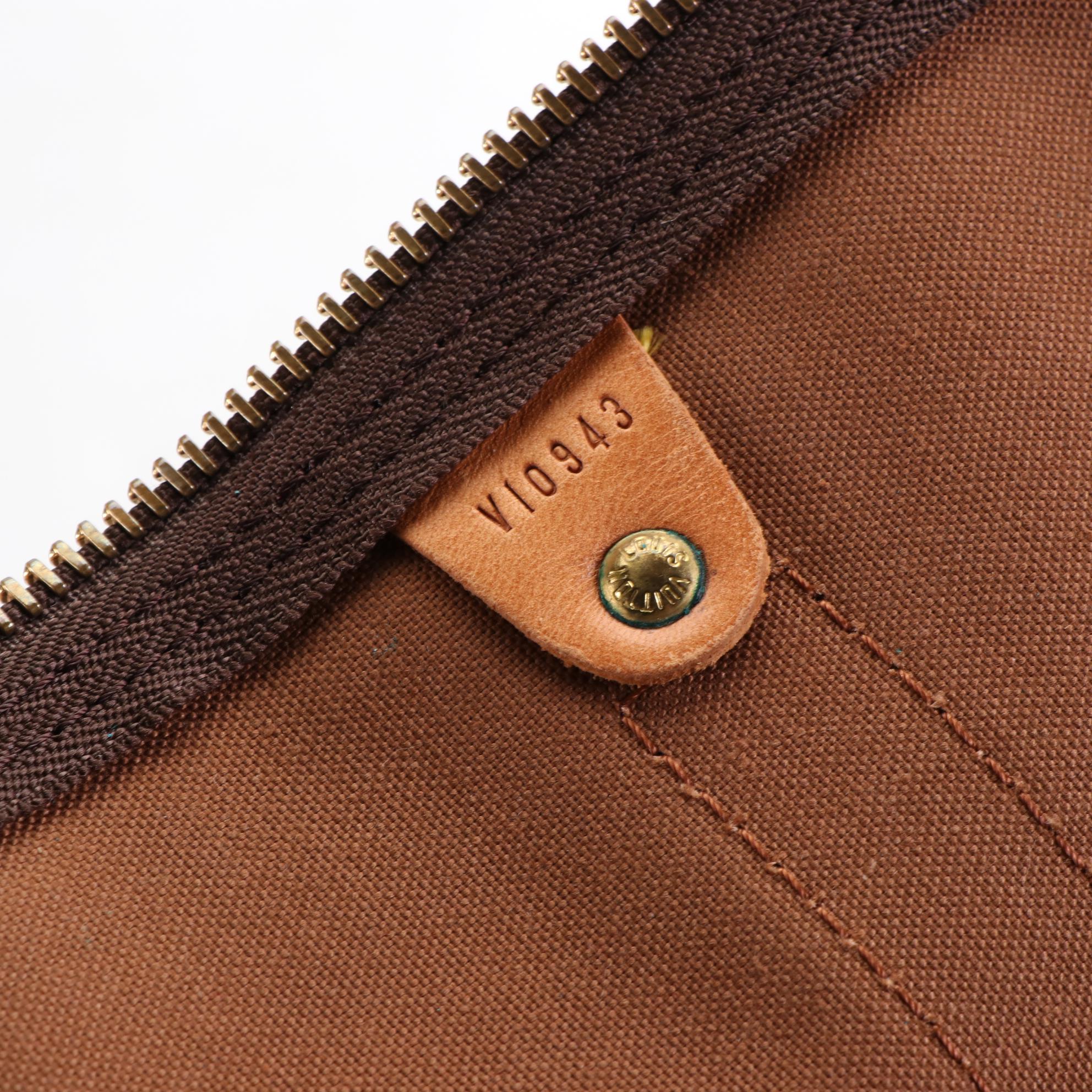 Louis Vuitton Keepall Bandolière 60 in Monogram Canvas and Vachetta Leather