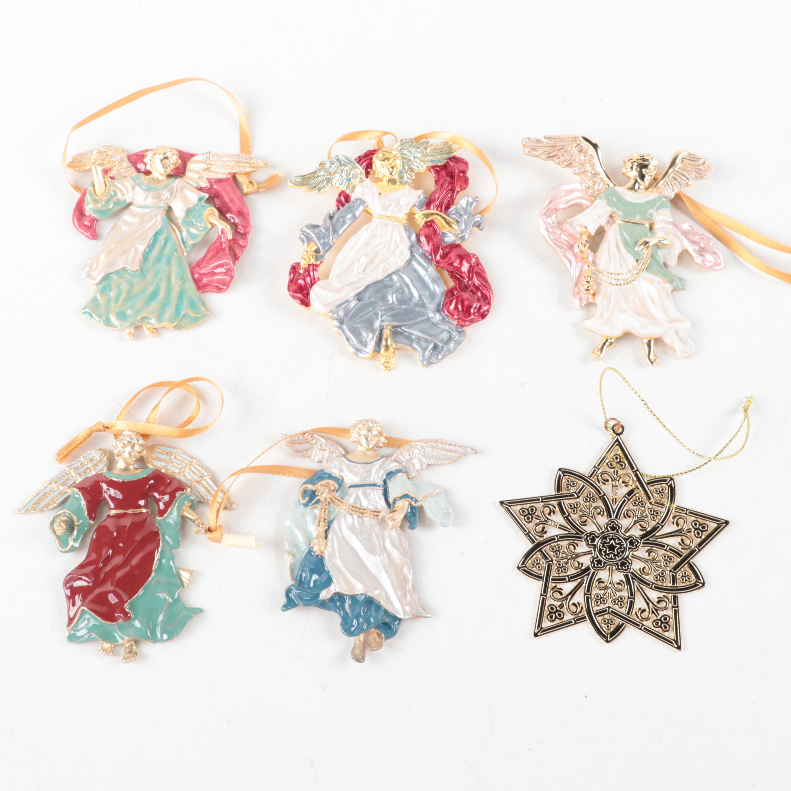 The Metropolitan Museum of Art Angel Tree and Star Christmas Ornaments