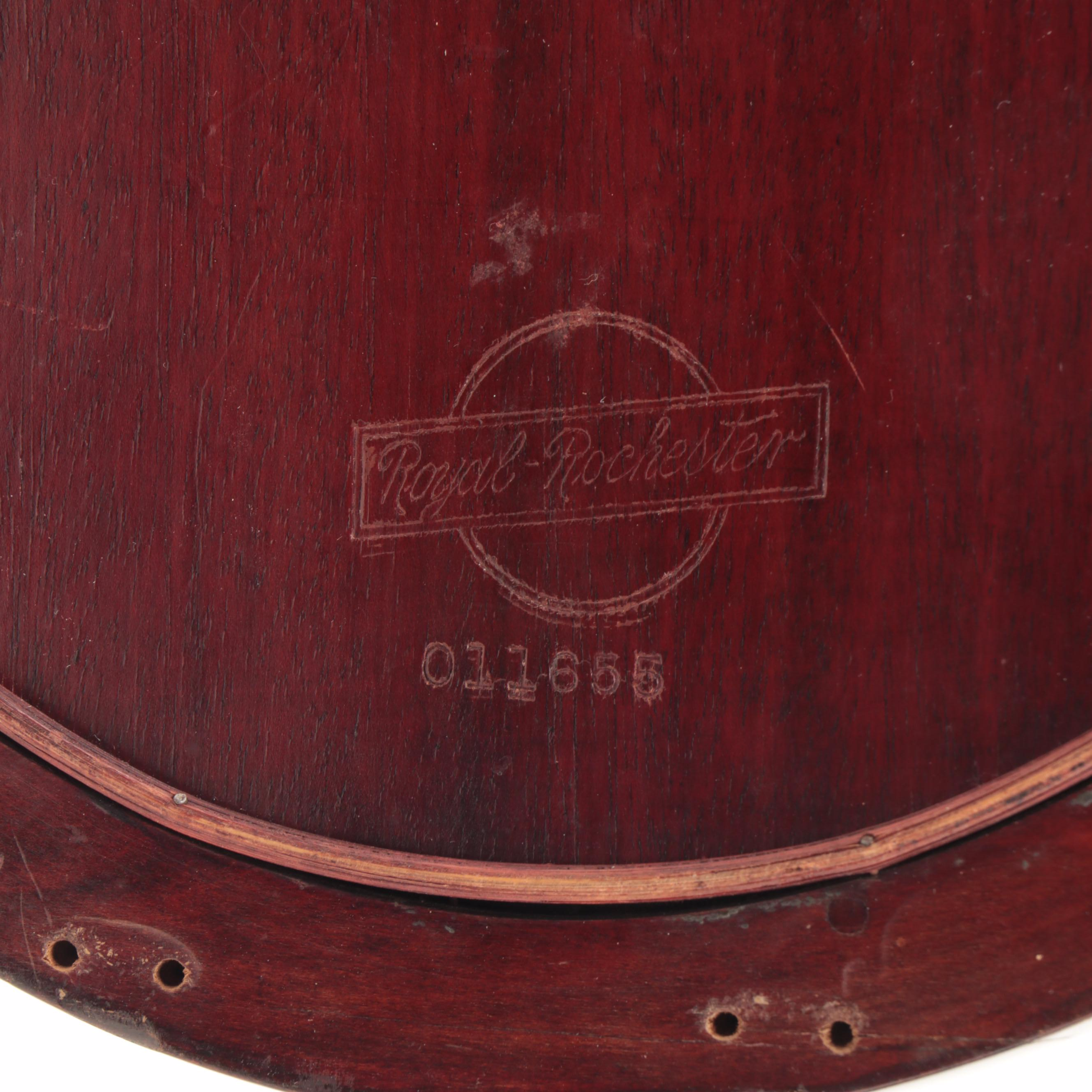 Royal Rochester Edwardian Style Mahogany and Marquetry Tray