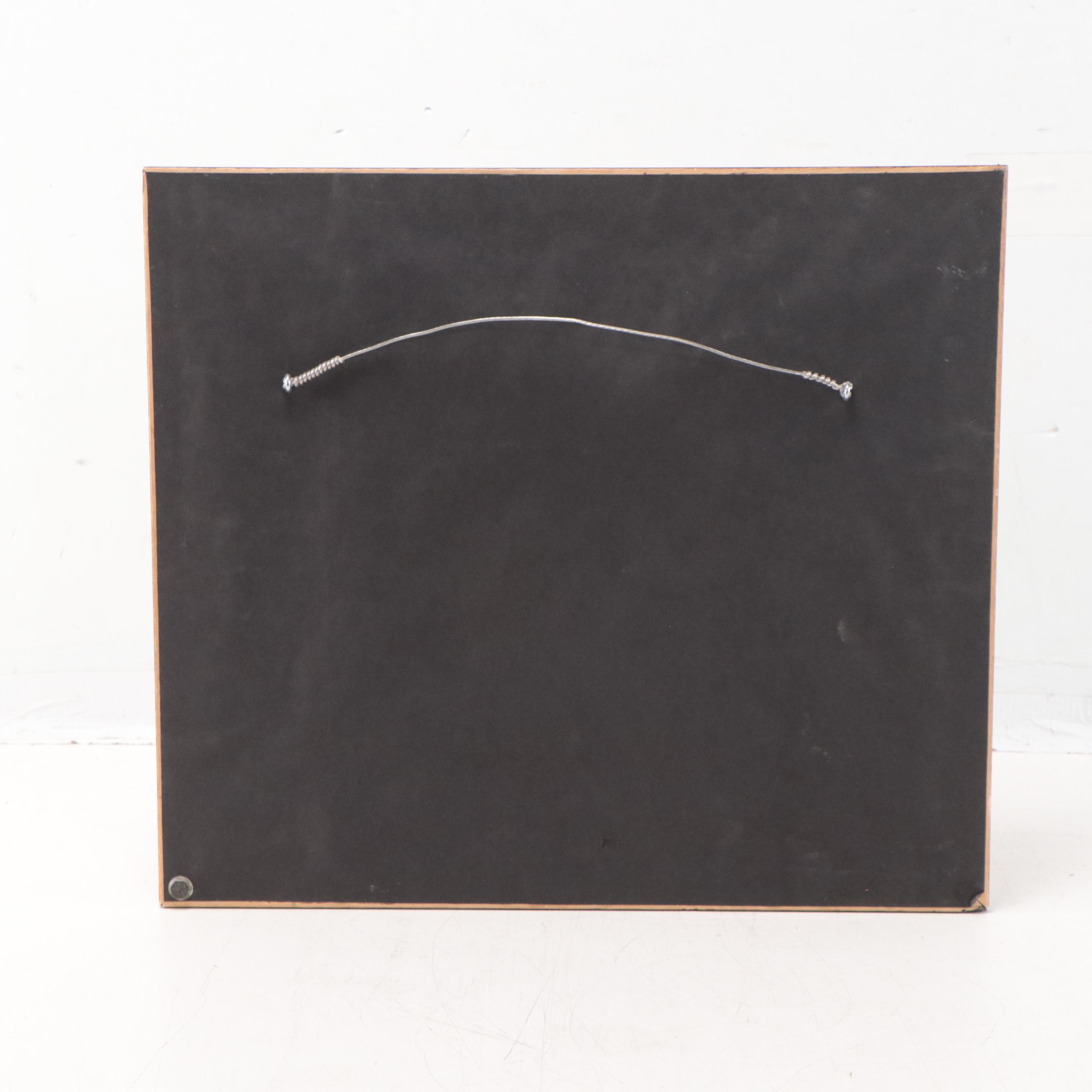 W. Krell Horse Fox Hunting Oil Painting