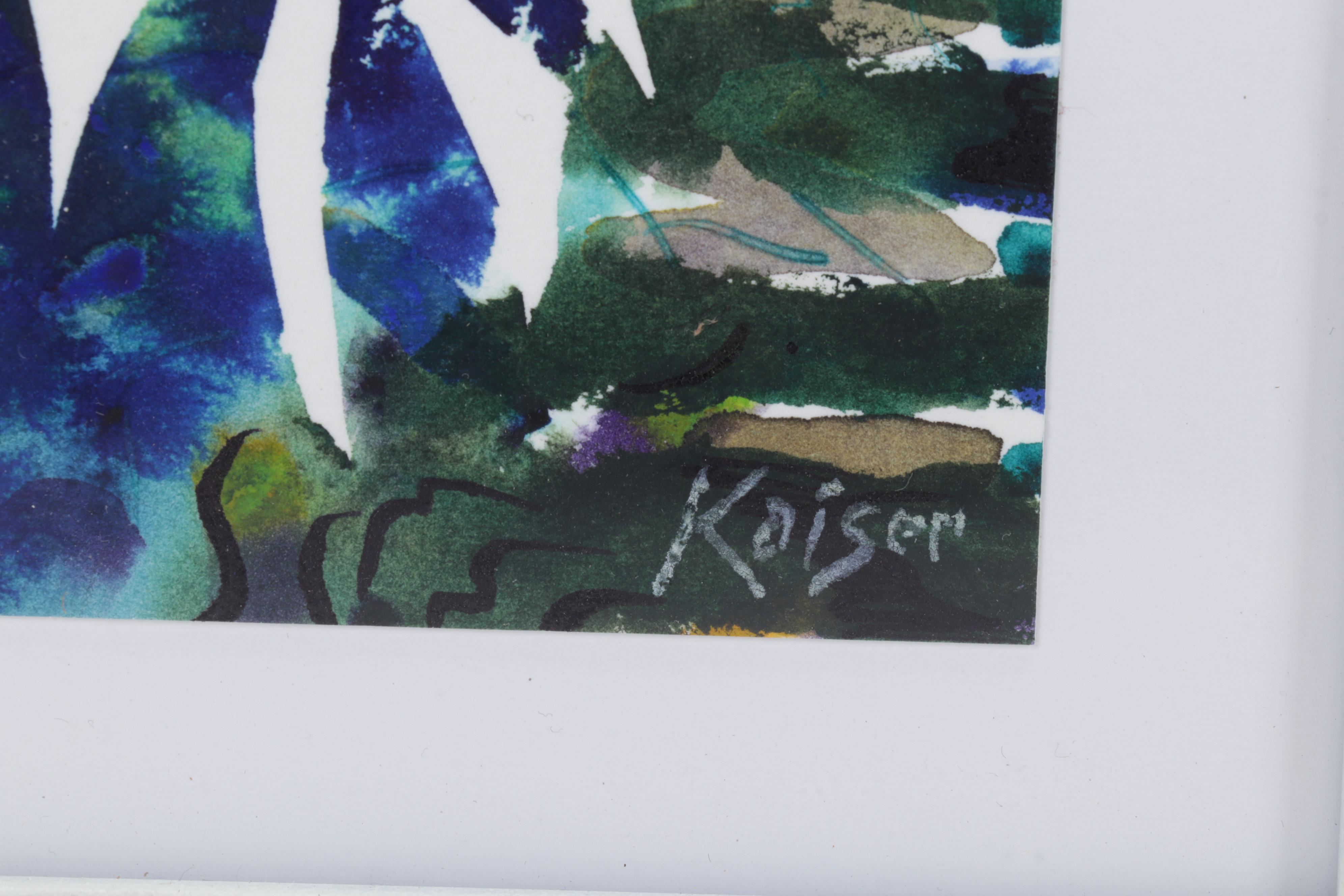 Michael Kaiser Watercolor Paintings of Nature Scenes, 21st Century