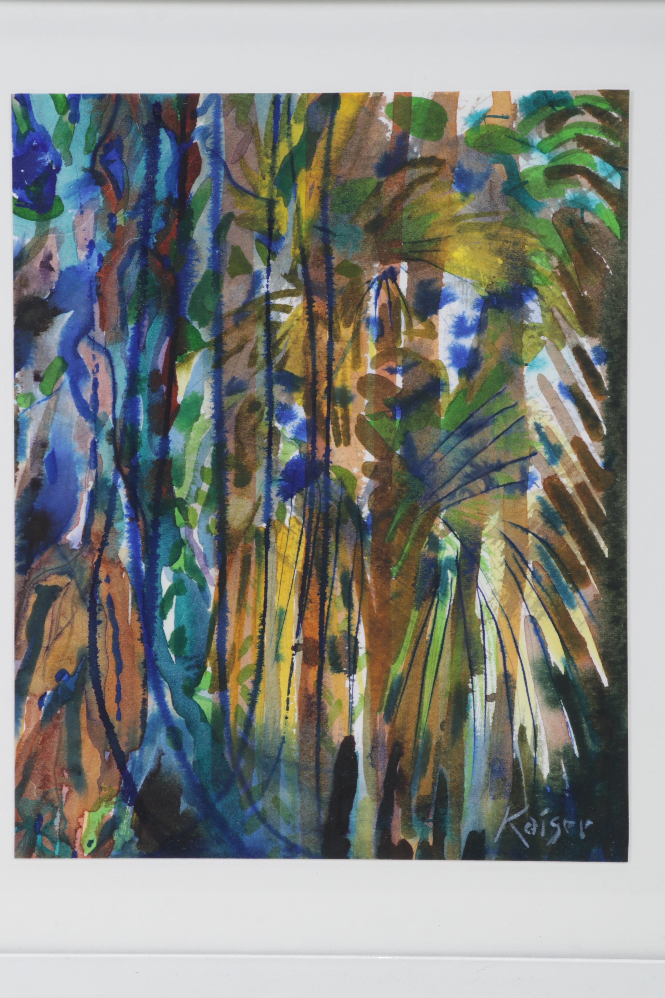 Michael Kaiser Watercolor Paintings of Nature Scenes, 21st Century