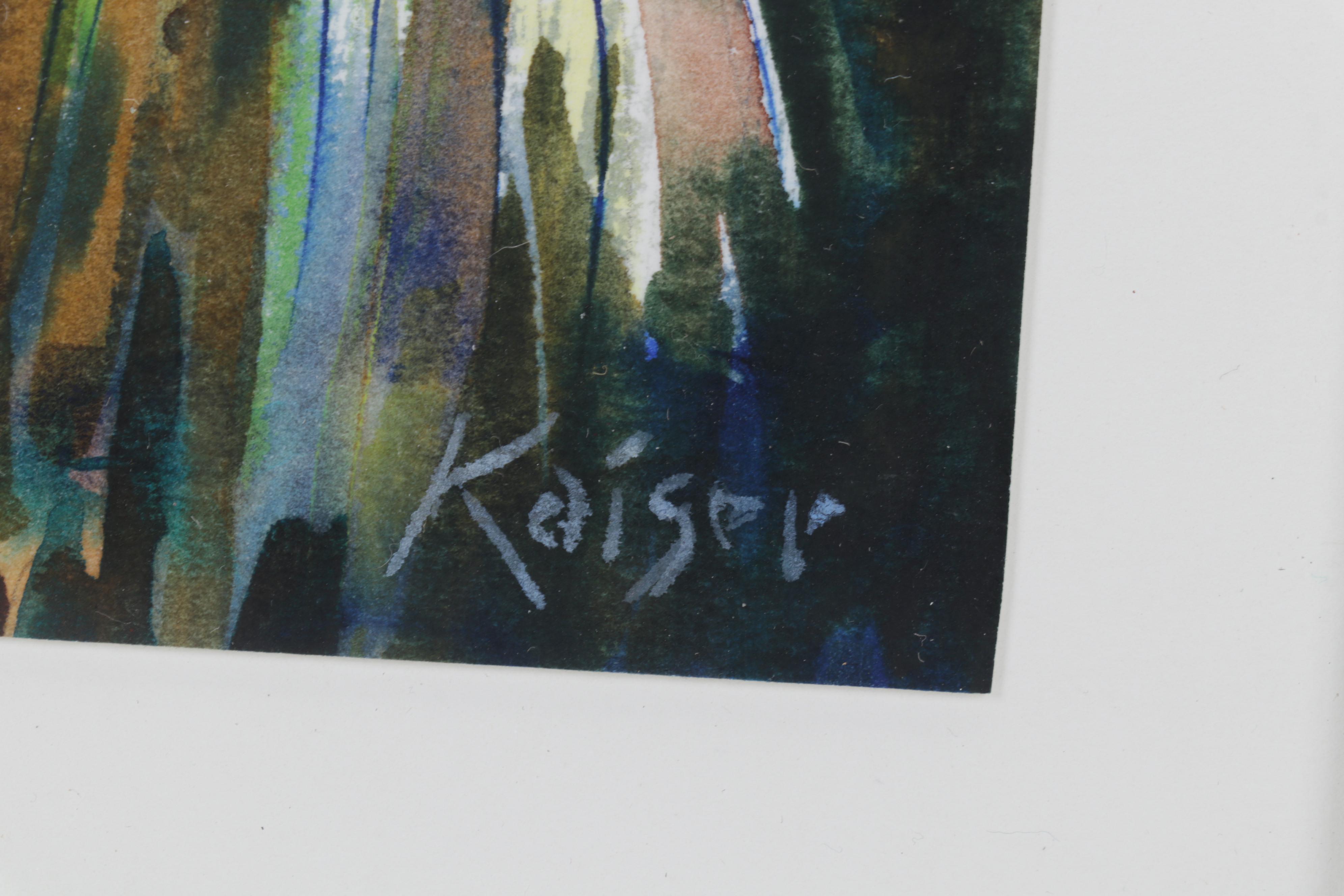 Michael Kaiser Watercolor Paintings of Nature Scenes, 21st Century