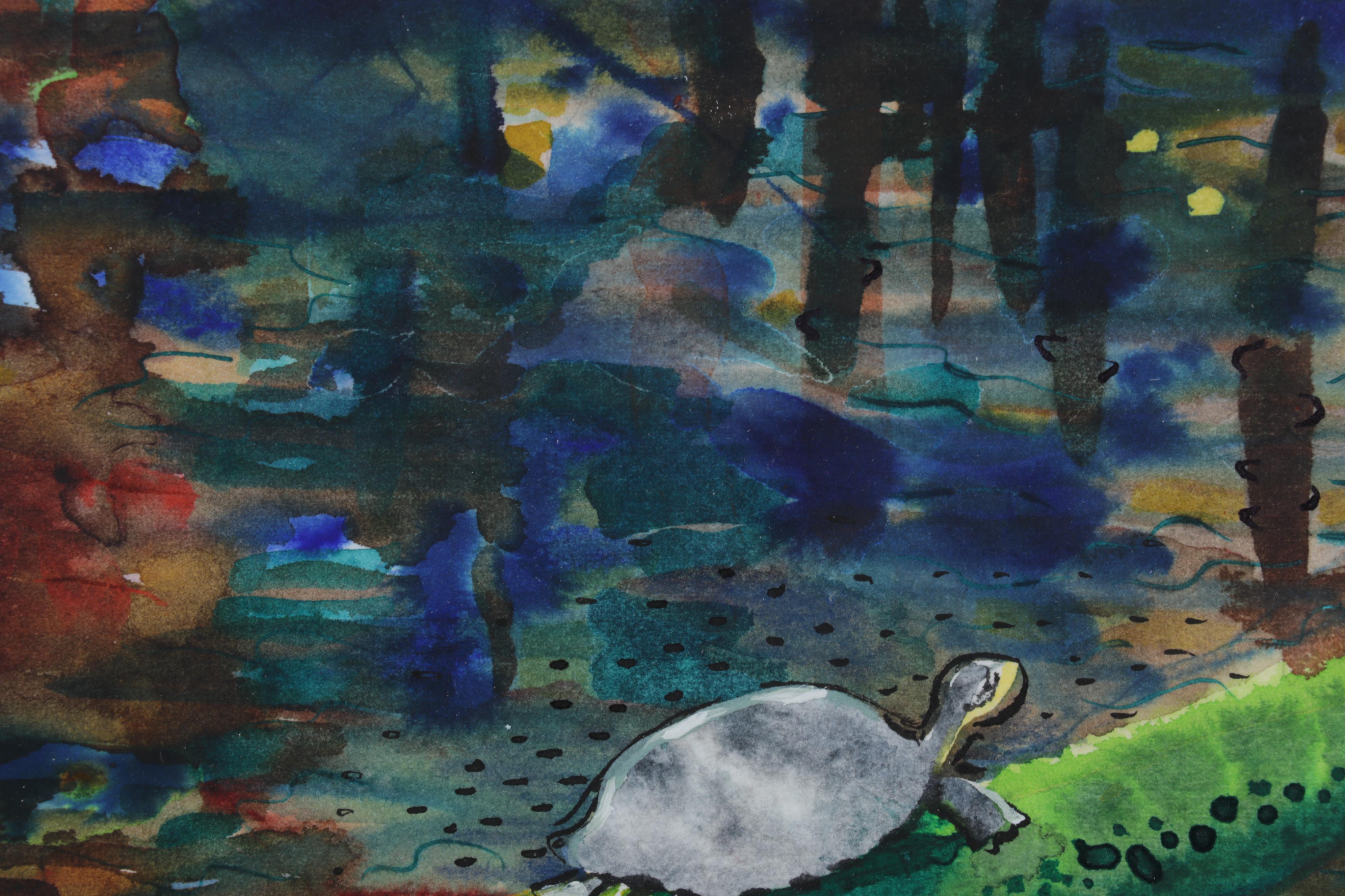 Michael Kaiser Watercolor Paintings of Nature Scenes, 21st Century