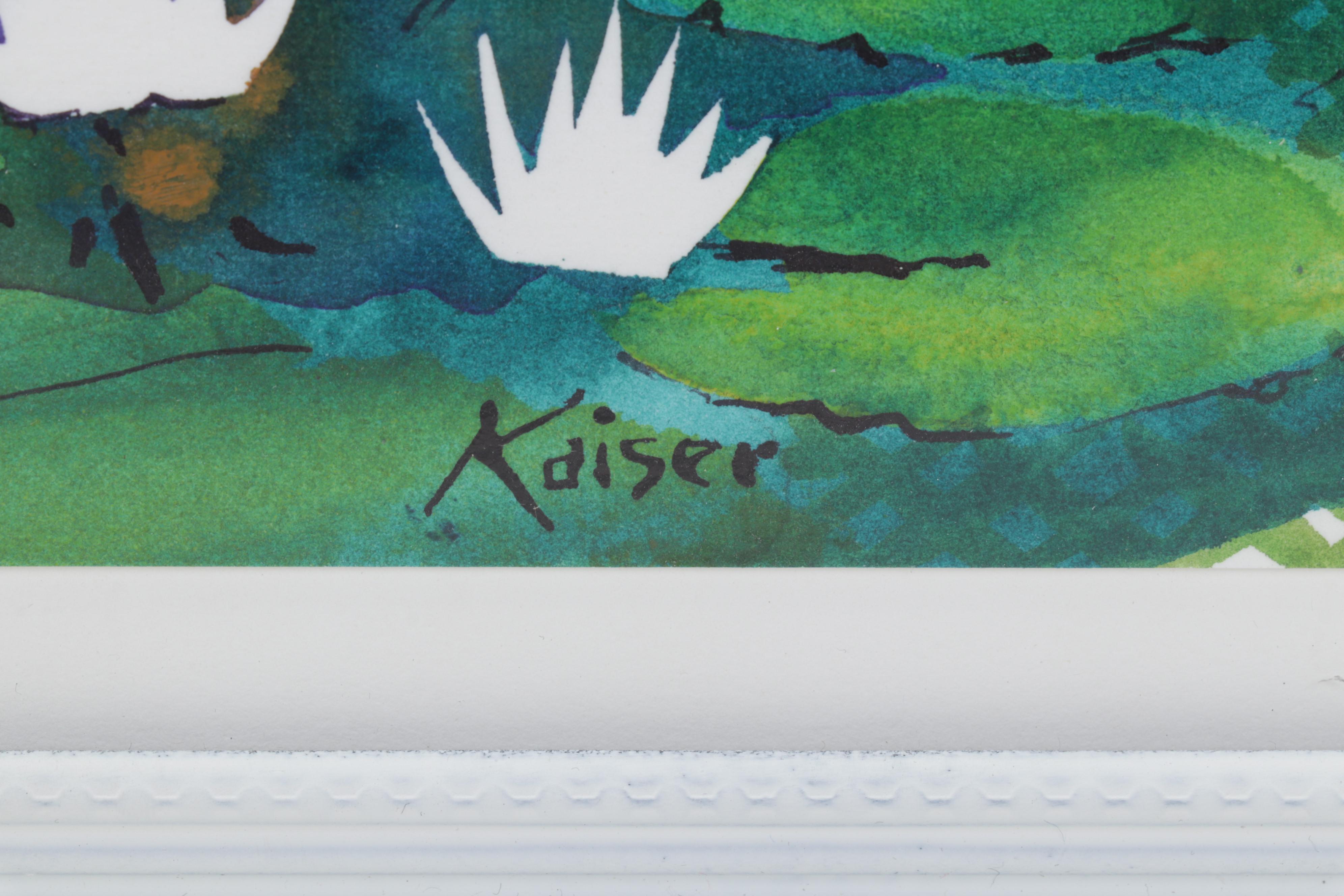 Michael Kaiser Watercolor Paintings of Nature Scenes, 21st Century