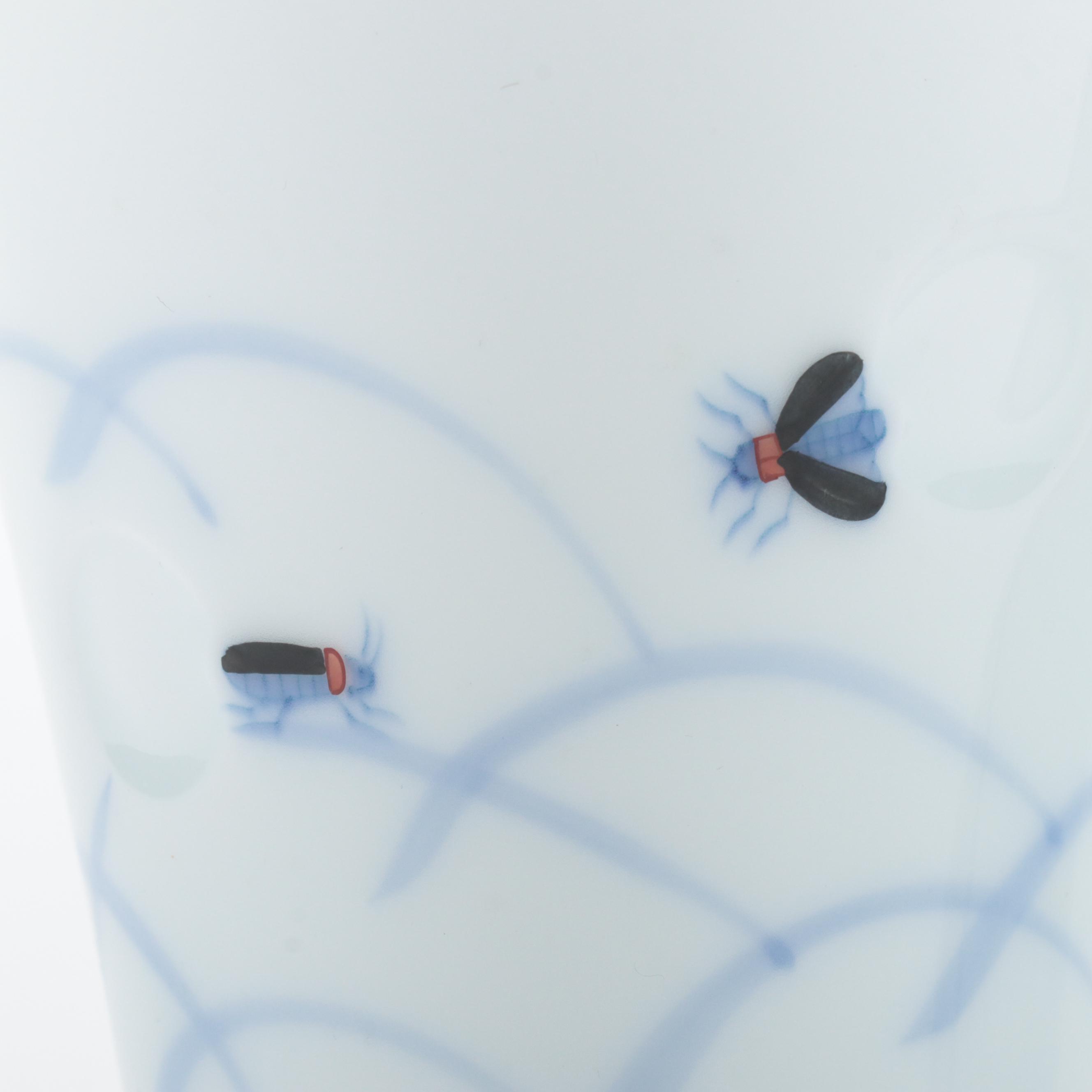 Japanese Fukagawa and Hataman Blue and White Arita Porcelain Vases