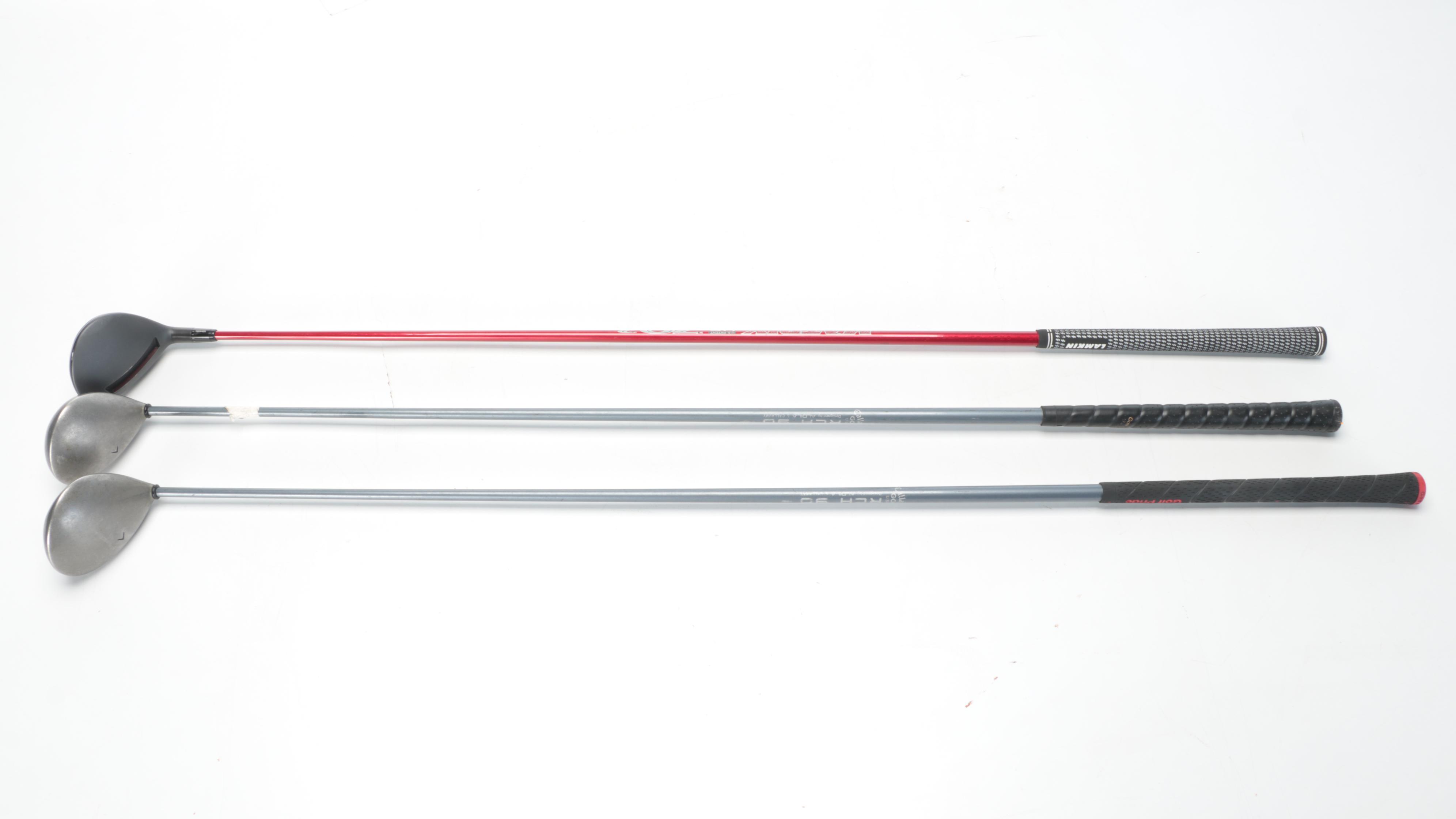 Callaway Big Bertha Driver, 3 Iron, Other Golf Clubs, Balls in Titleist Golf Bag