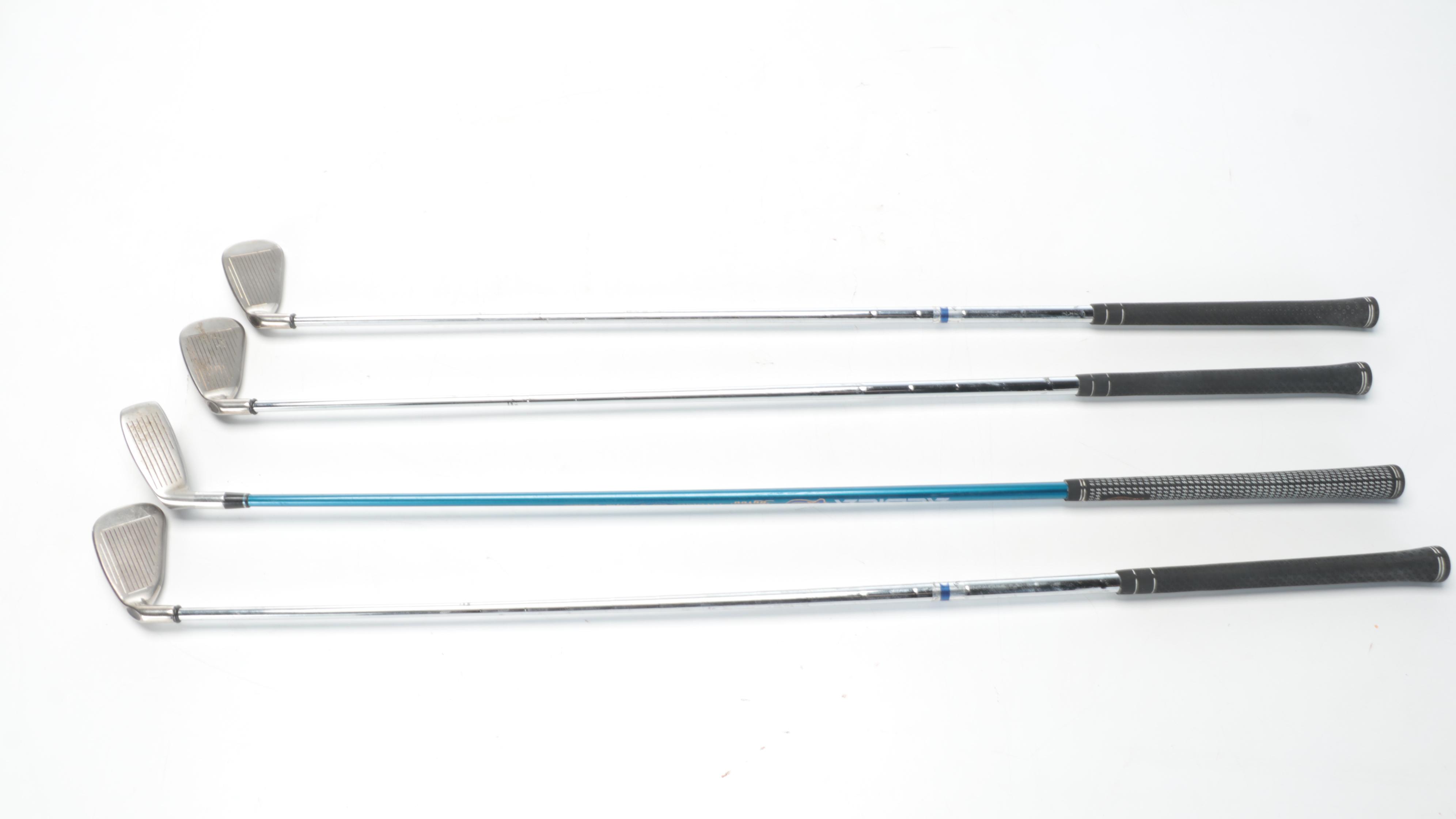 Callaway Big Bertha Driver, 3 Iron, Other Golf Clubs, Balls in Titleist Golf Bag