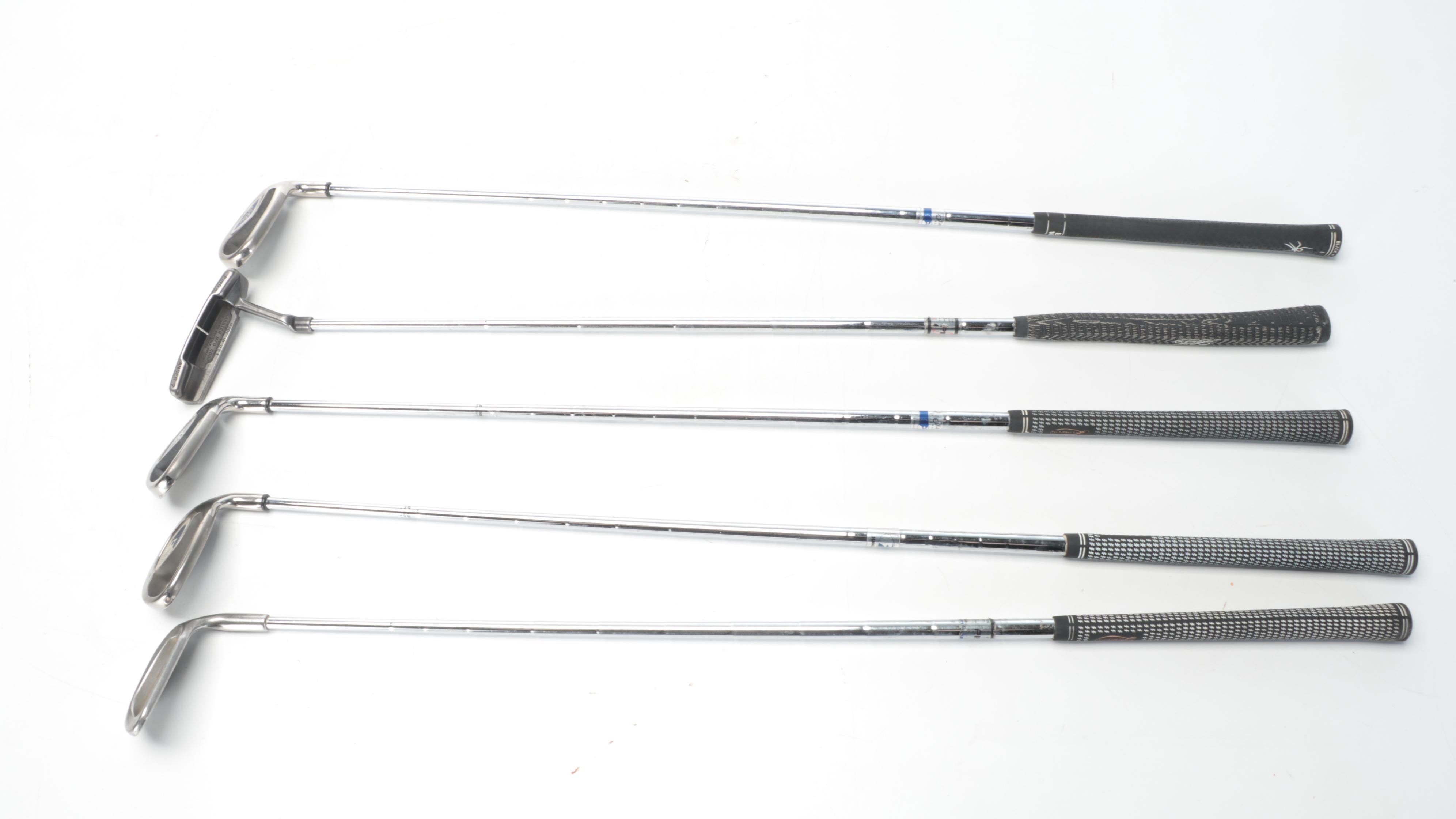 Callaway Big Bertha Driver, 3 Iron, Other Golf Clubs, Balls in Titleist Golf Bag