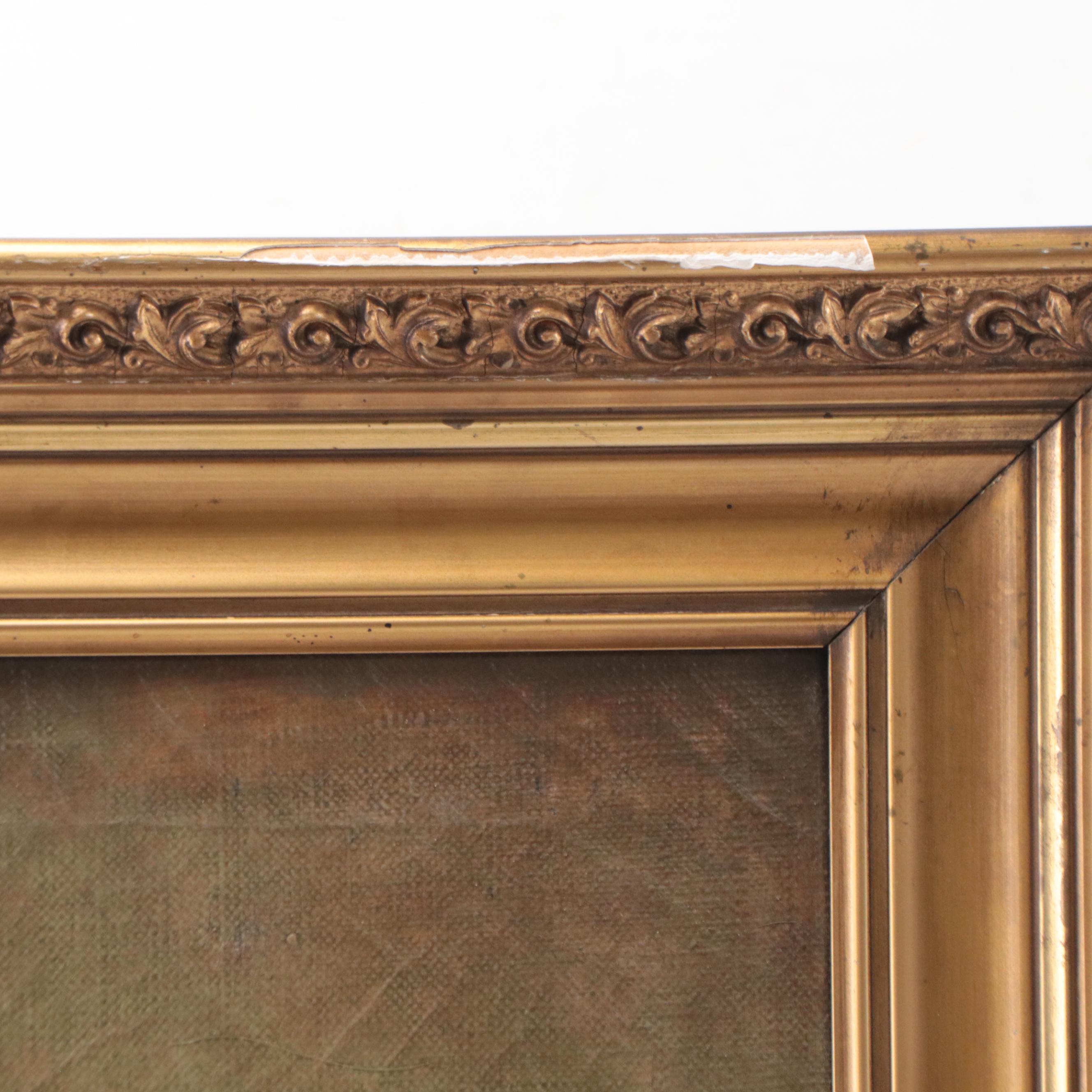 Dog Portrait Oil Painting, 1906