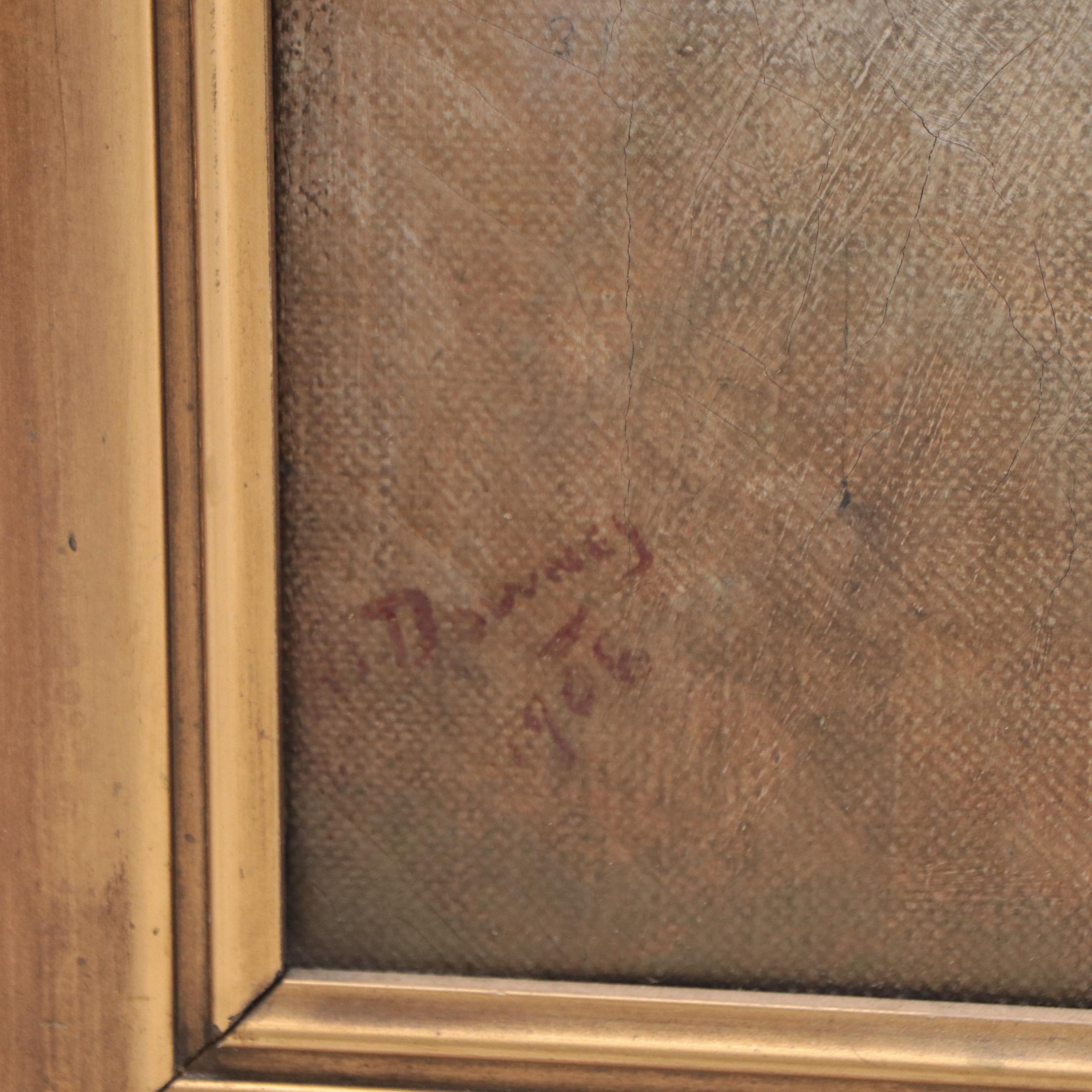 Dog Portrait Oil Painting, 1906