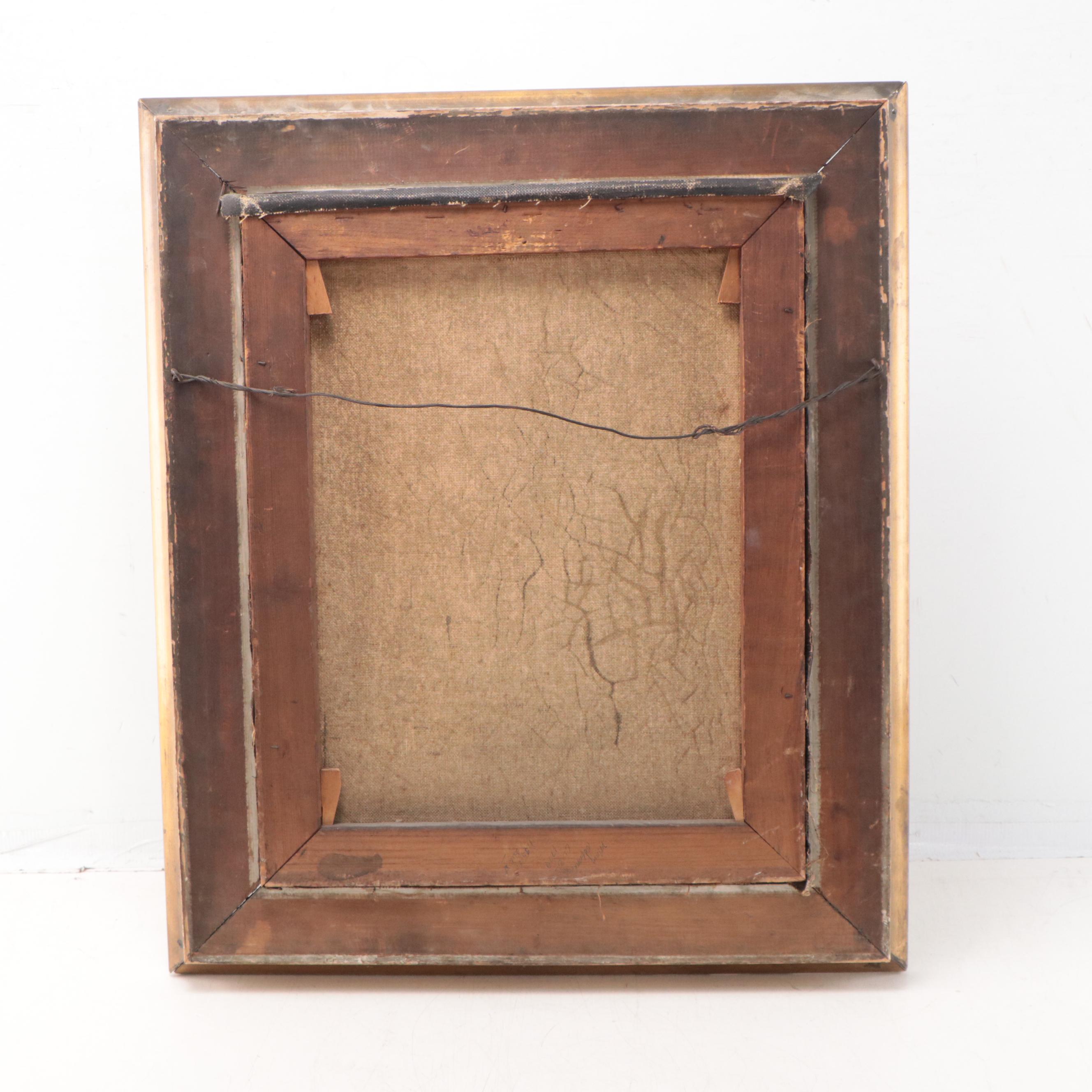 Dog Portrait Oil Painting, 1906