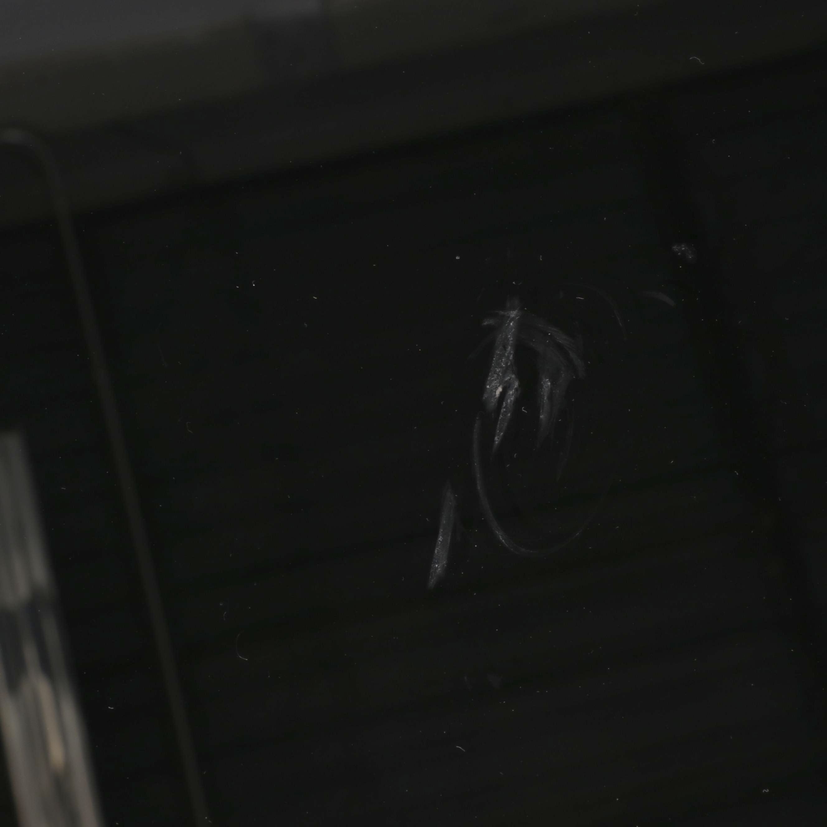 Modernist Black Glass and Chrome Dining Table and Six Chairs
