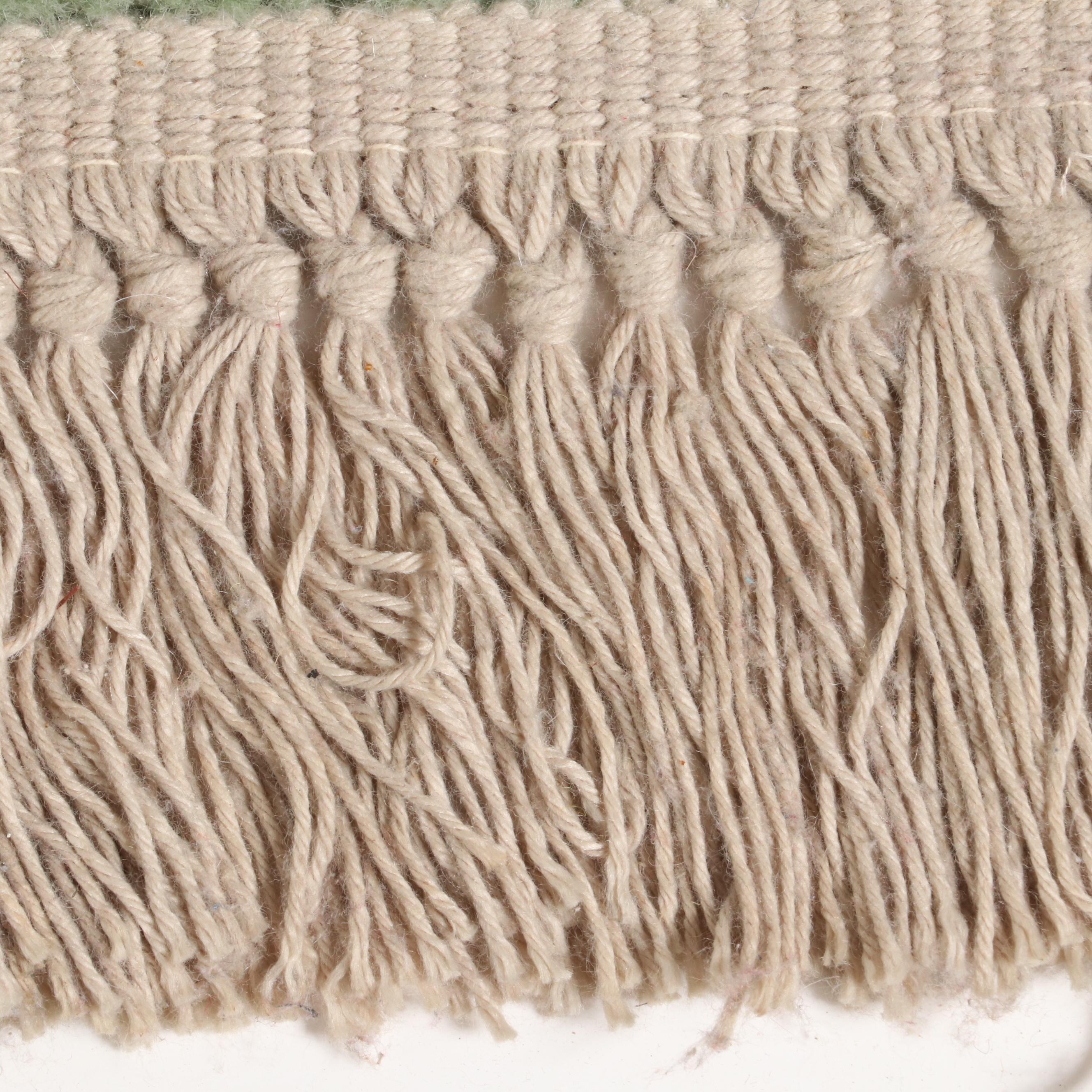 8'8 x 12'9 Machine Made Karastan Green Medallion Kirman Room Sized Rug