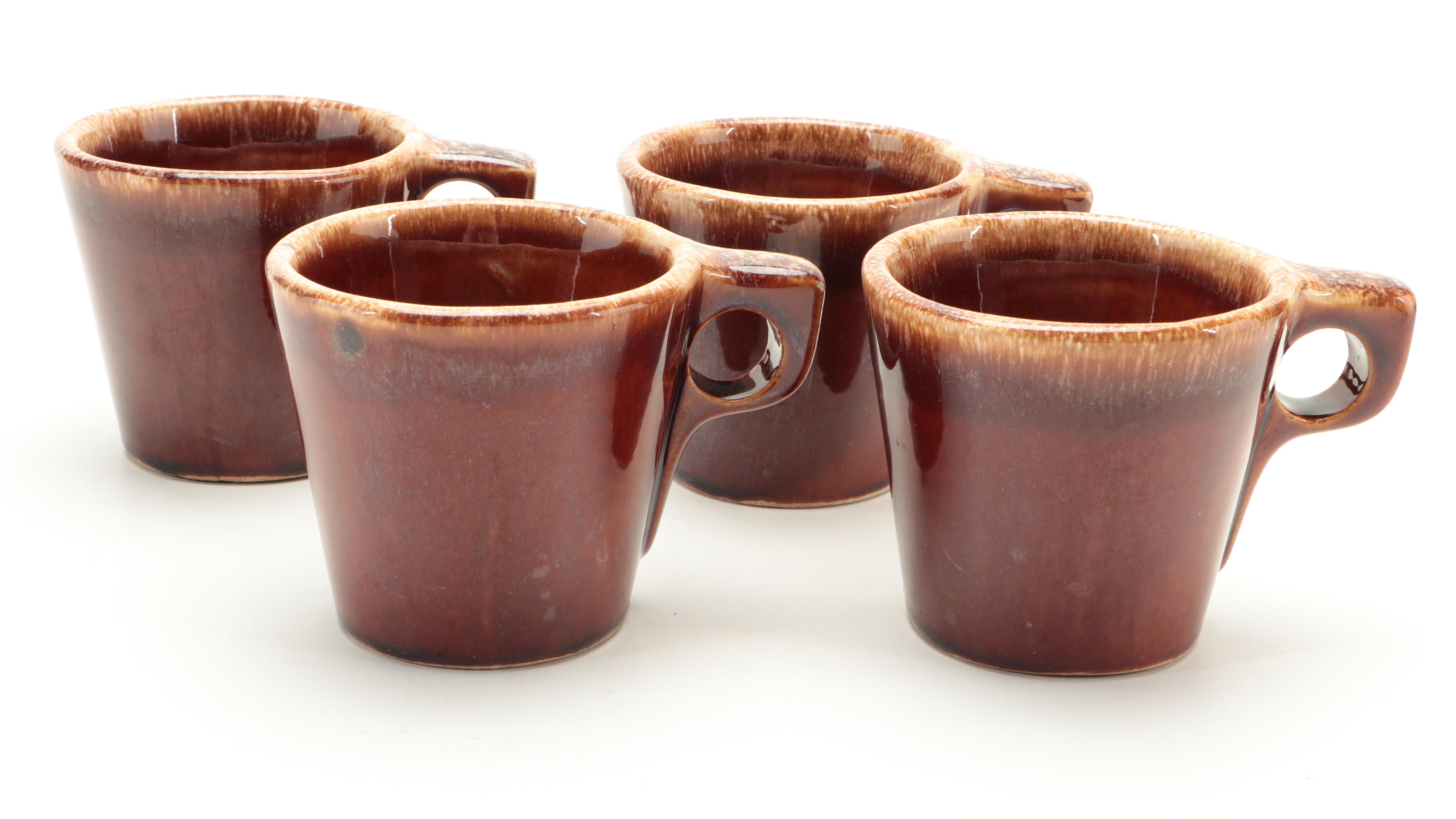 Hull "House and Garden Mirror Brown" Drip Glaze Dinnerware and Tableware