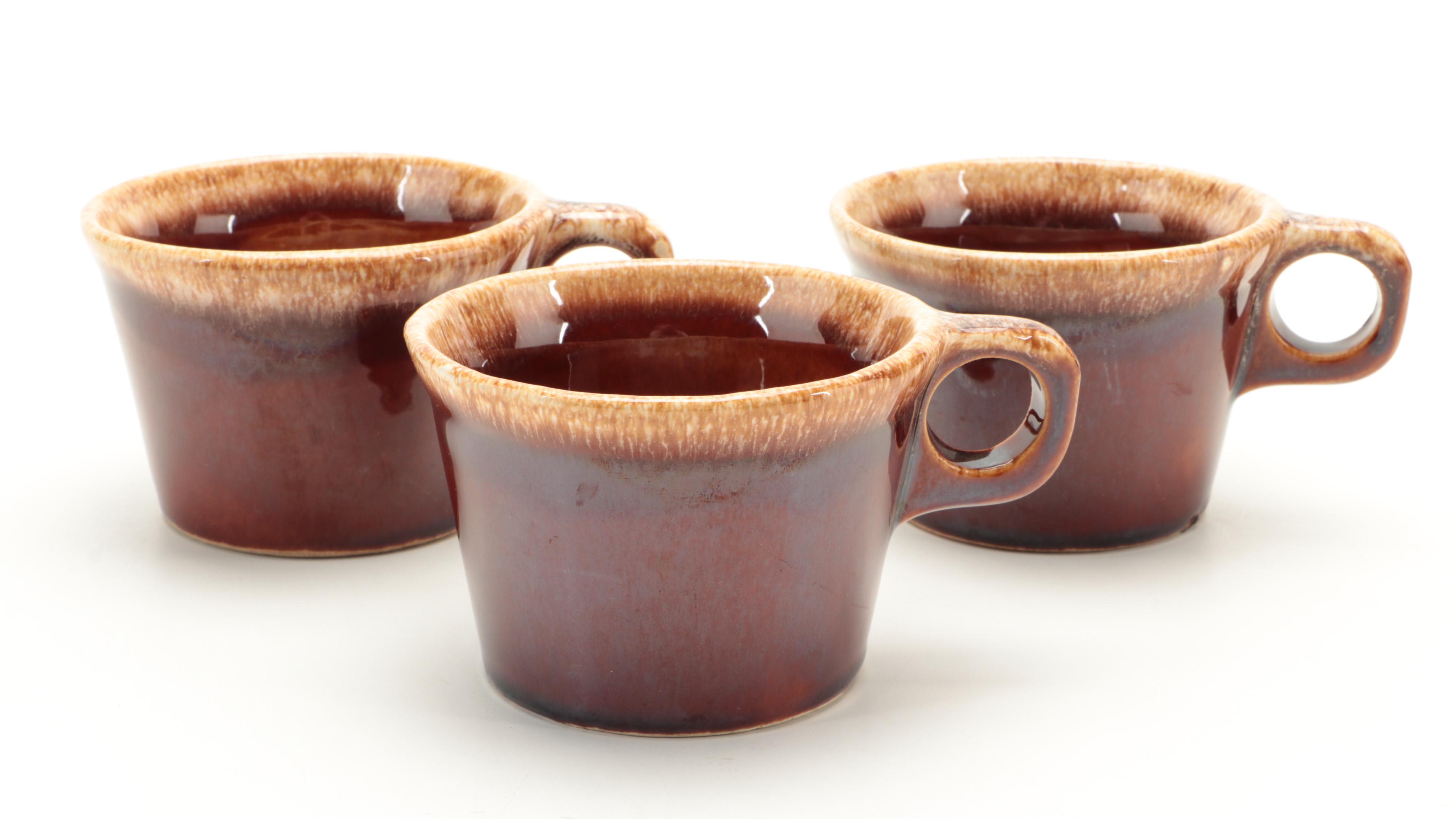 Hull "House and Garden Mirror Brown" Drip Glaze Dinnerware and Tableware