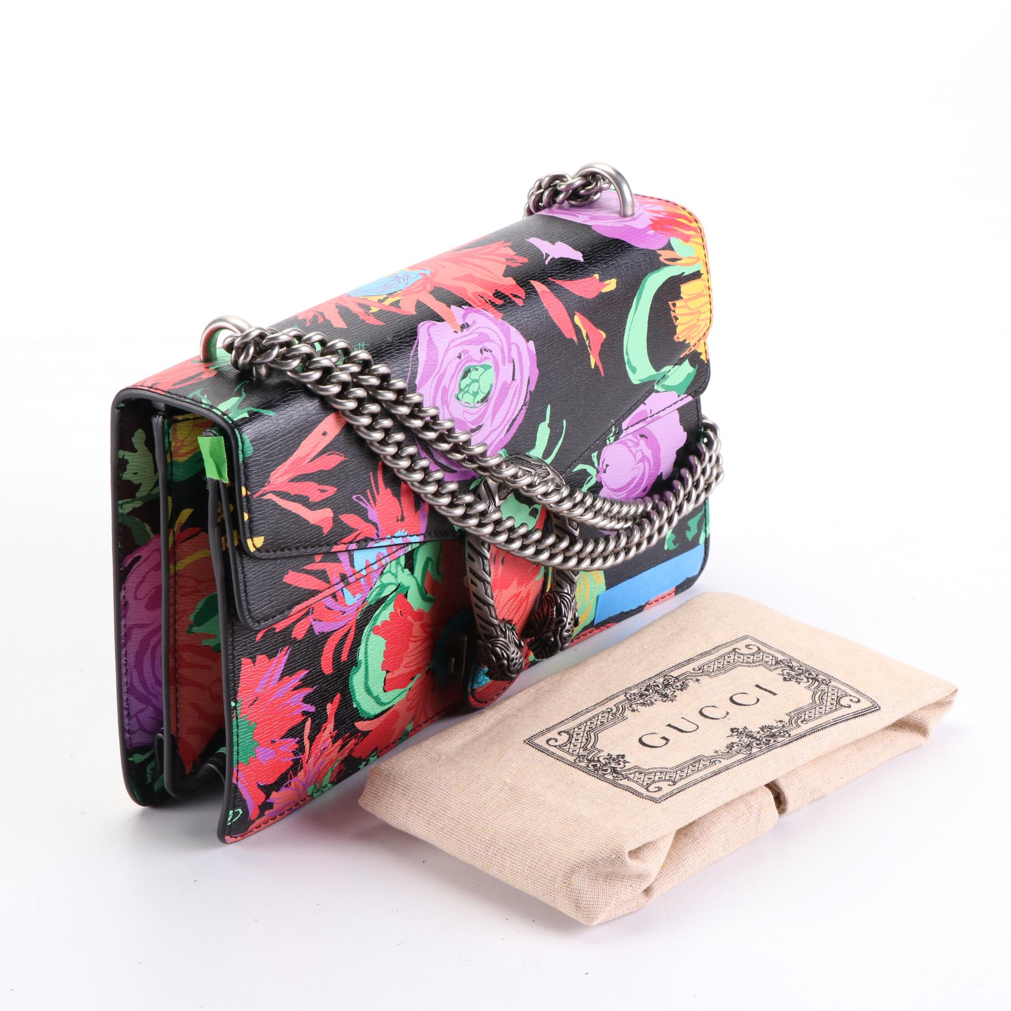 Gucci x Ken Scott Small Dionysus Bag in Printed Leather