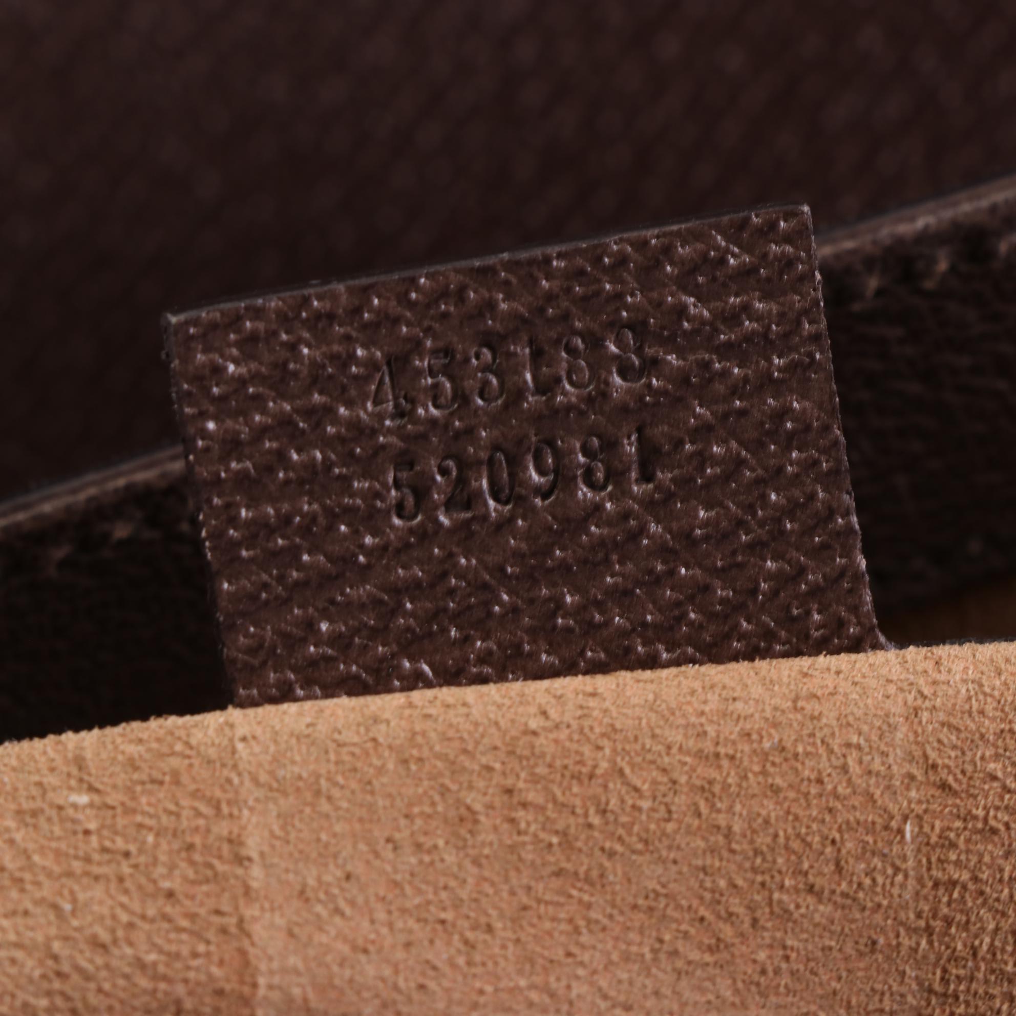 Gucci Small Padlock Top-Handle Bag in Floral GG Supreme Canvas and Leather