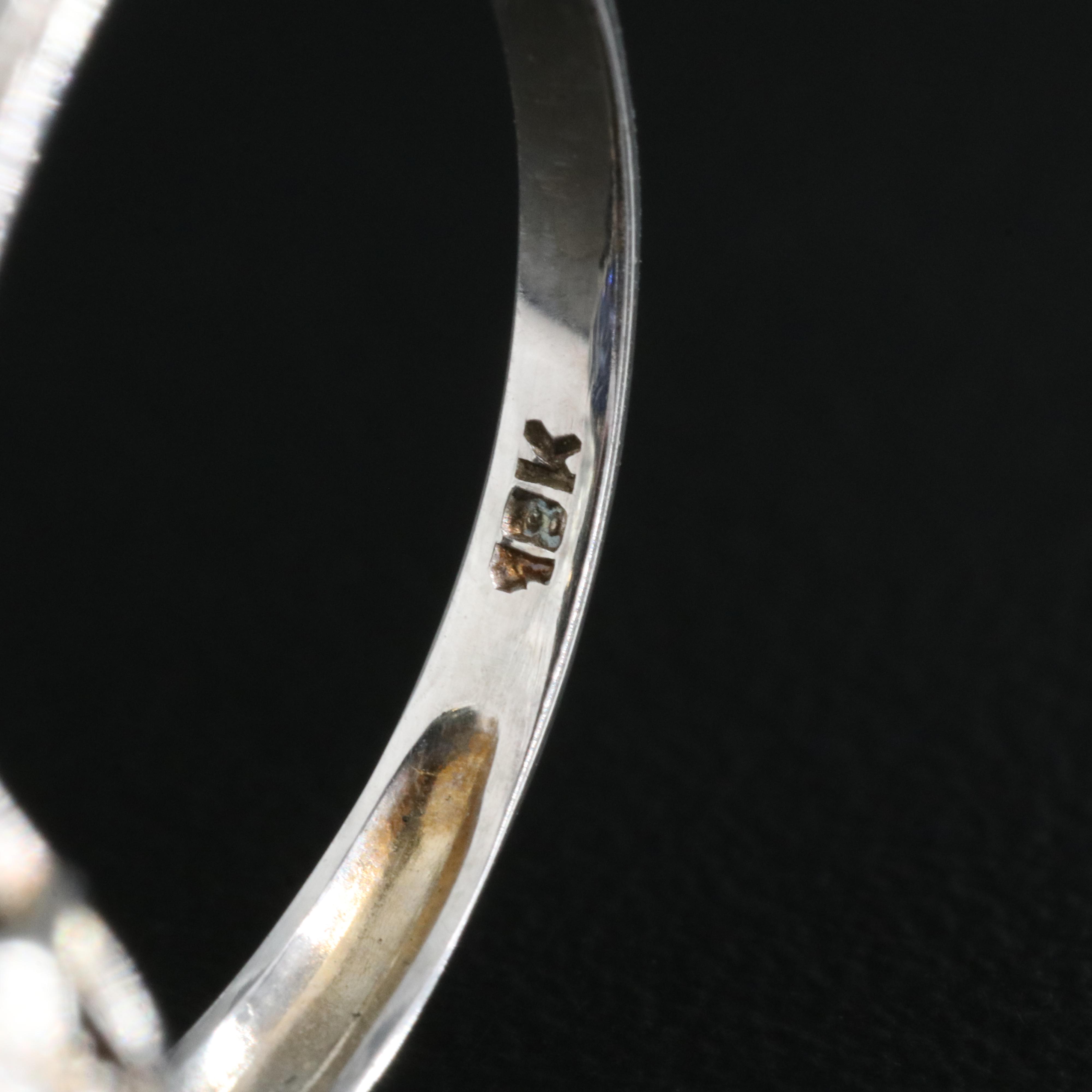 Art Deco 18K Sapphire Ring