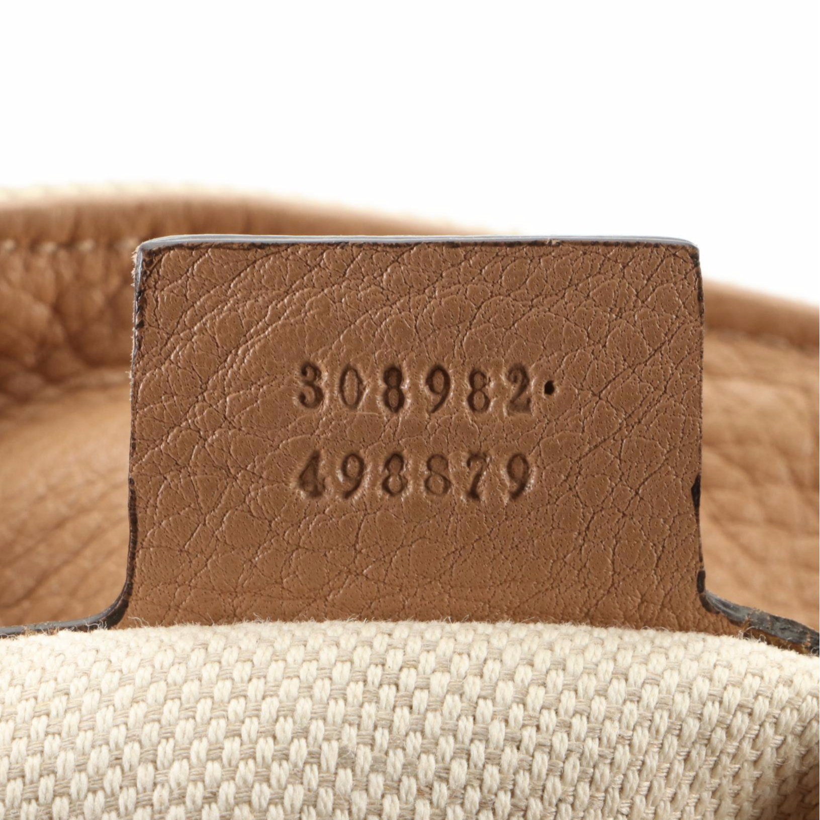 Gucci Soho Canvas and Leather Tote with Chain-Link Strap