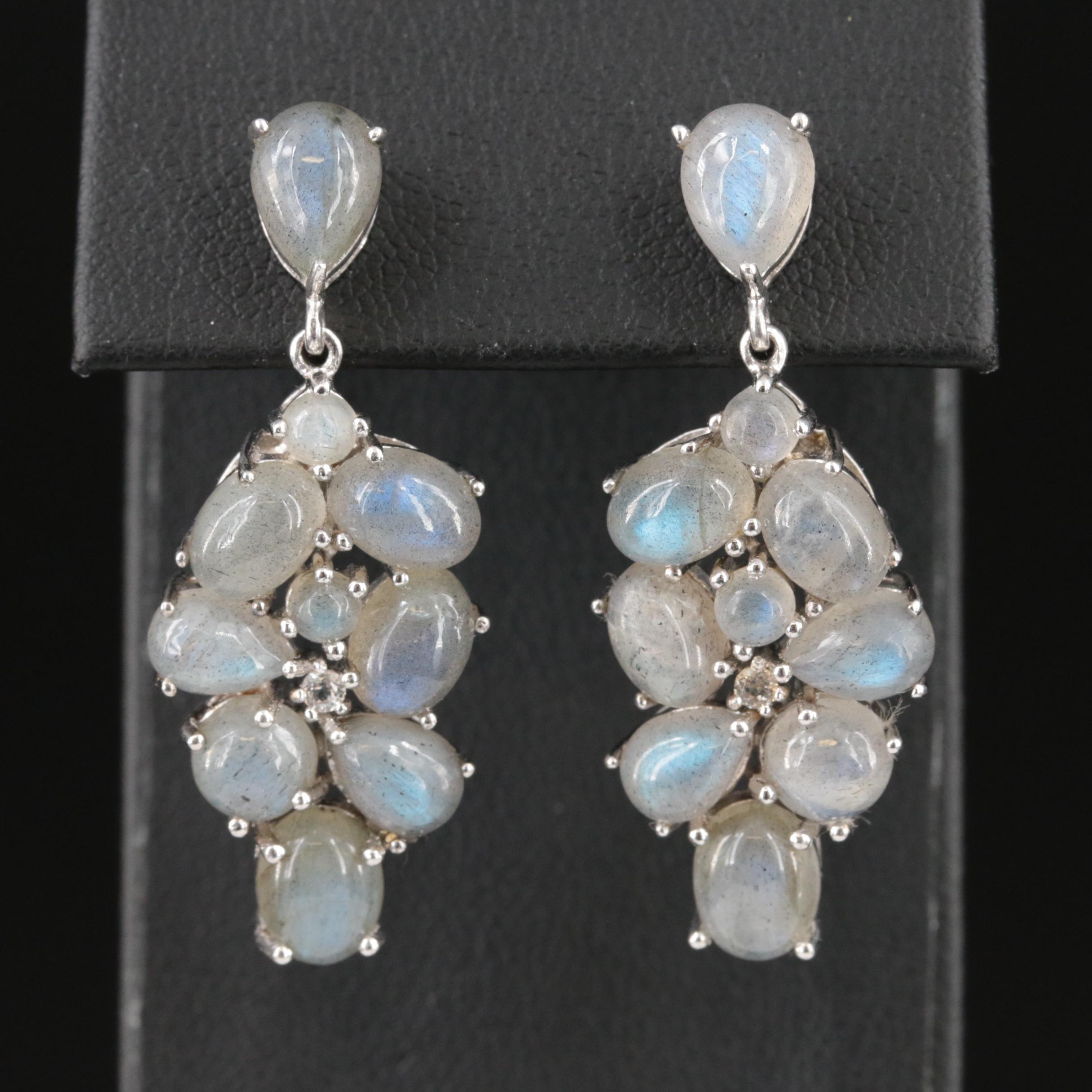 Sterling Labradorite Earrings
