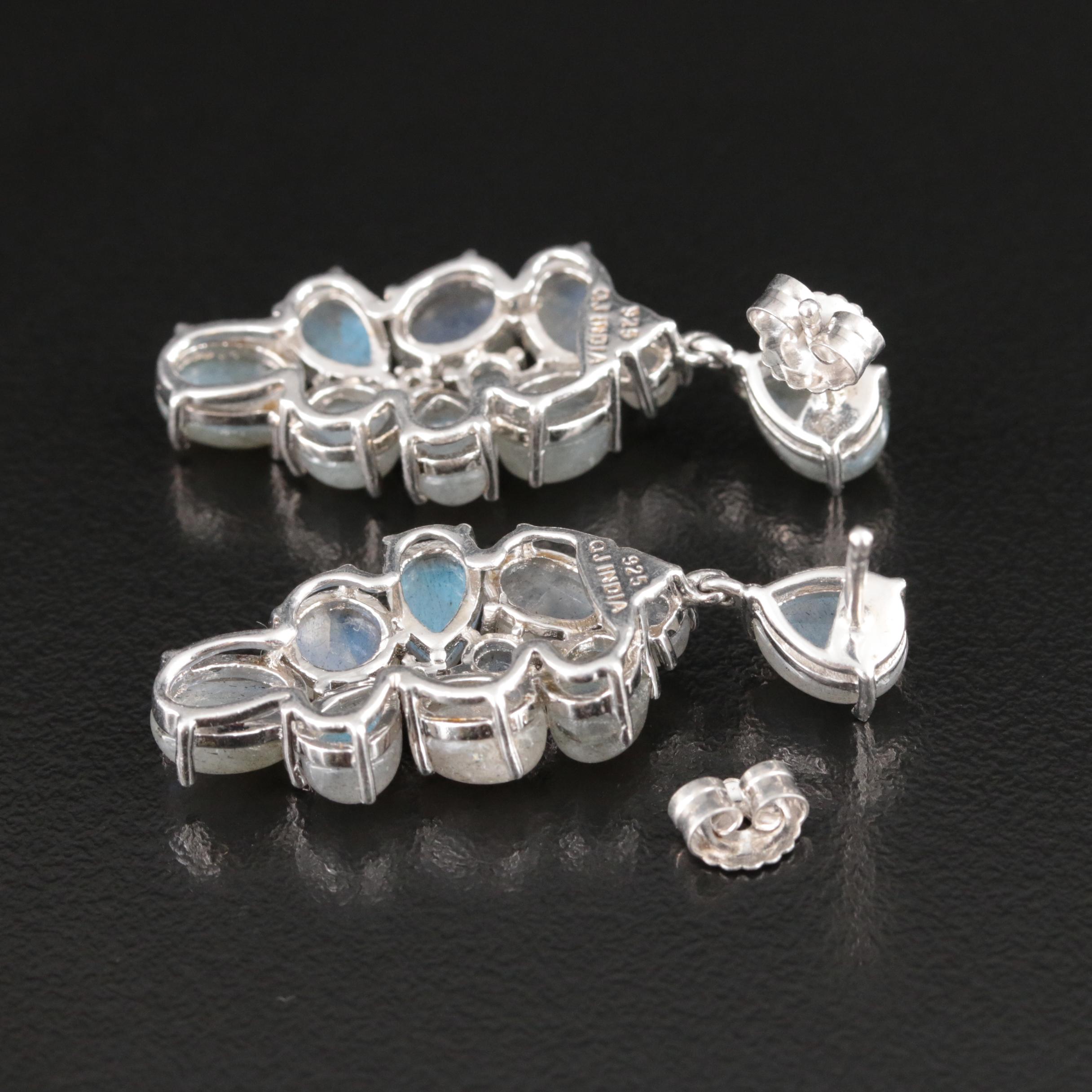 Sterling Labradorite Earrings