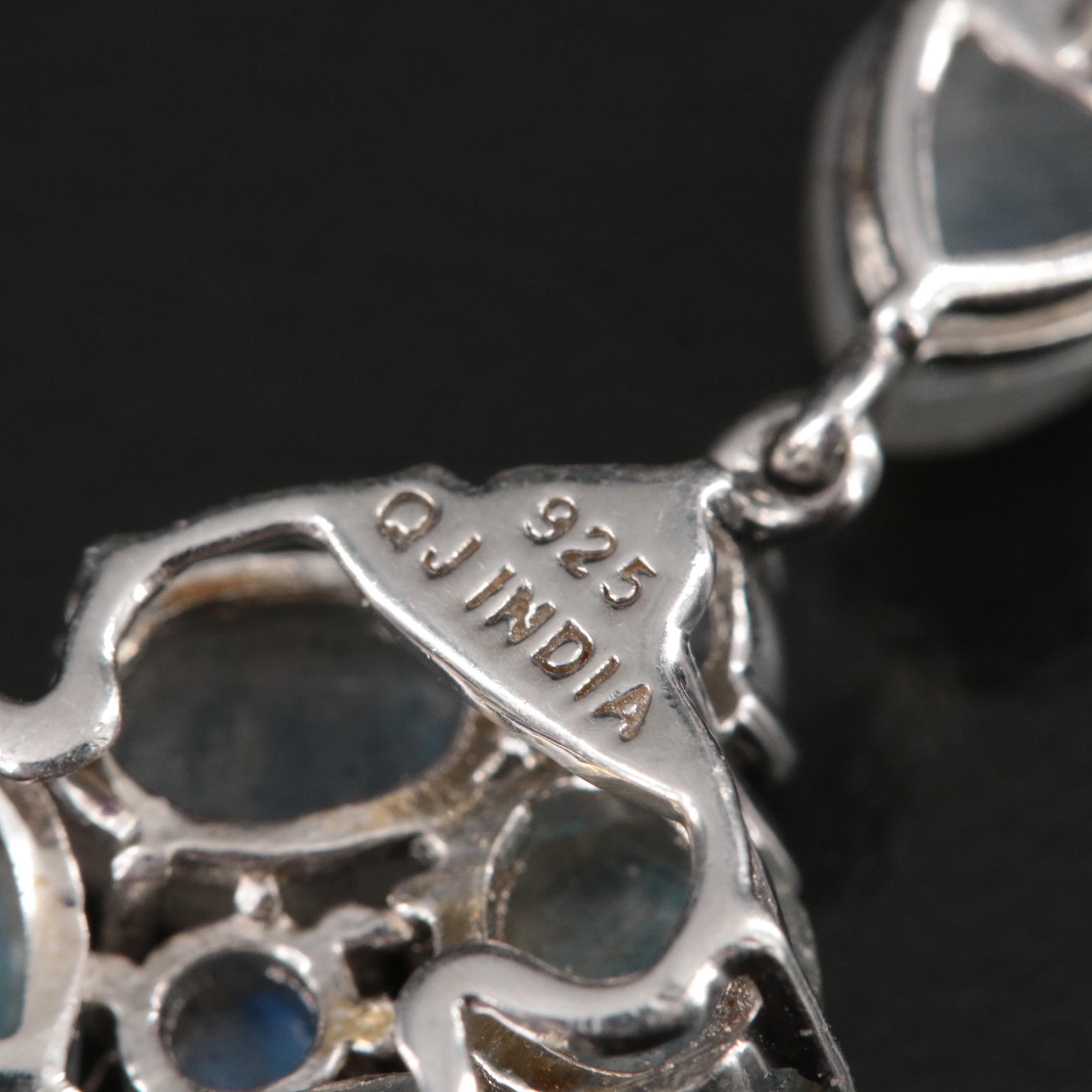 Sterling Labradorite Earrings