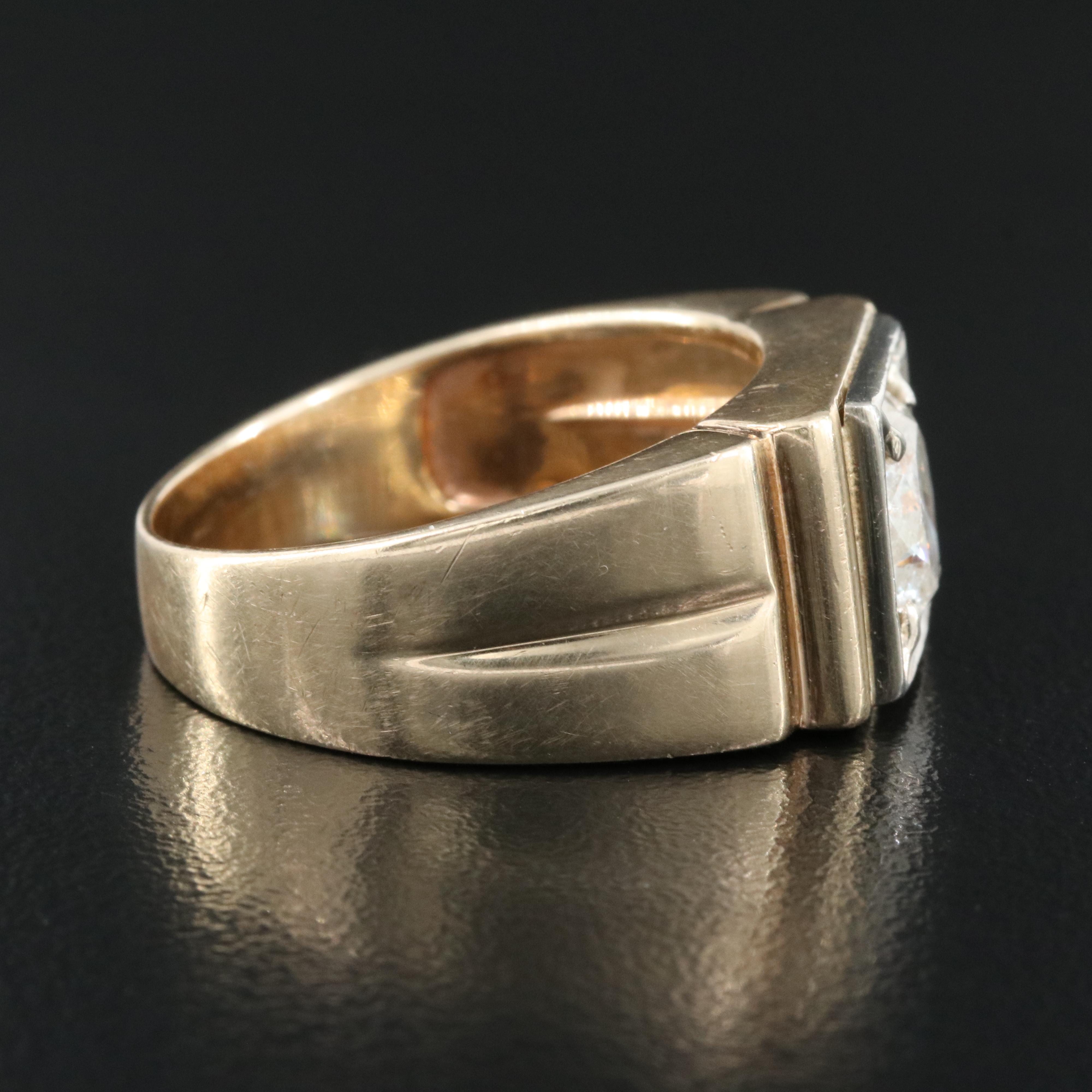 10K 1.97 CT Diamond Solitaire Ring