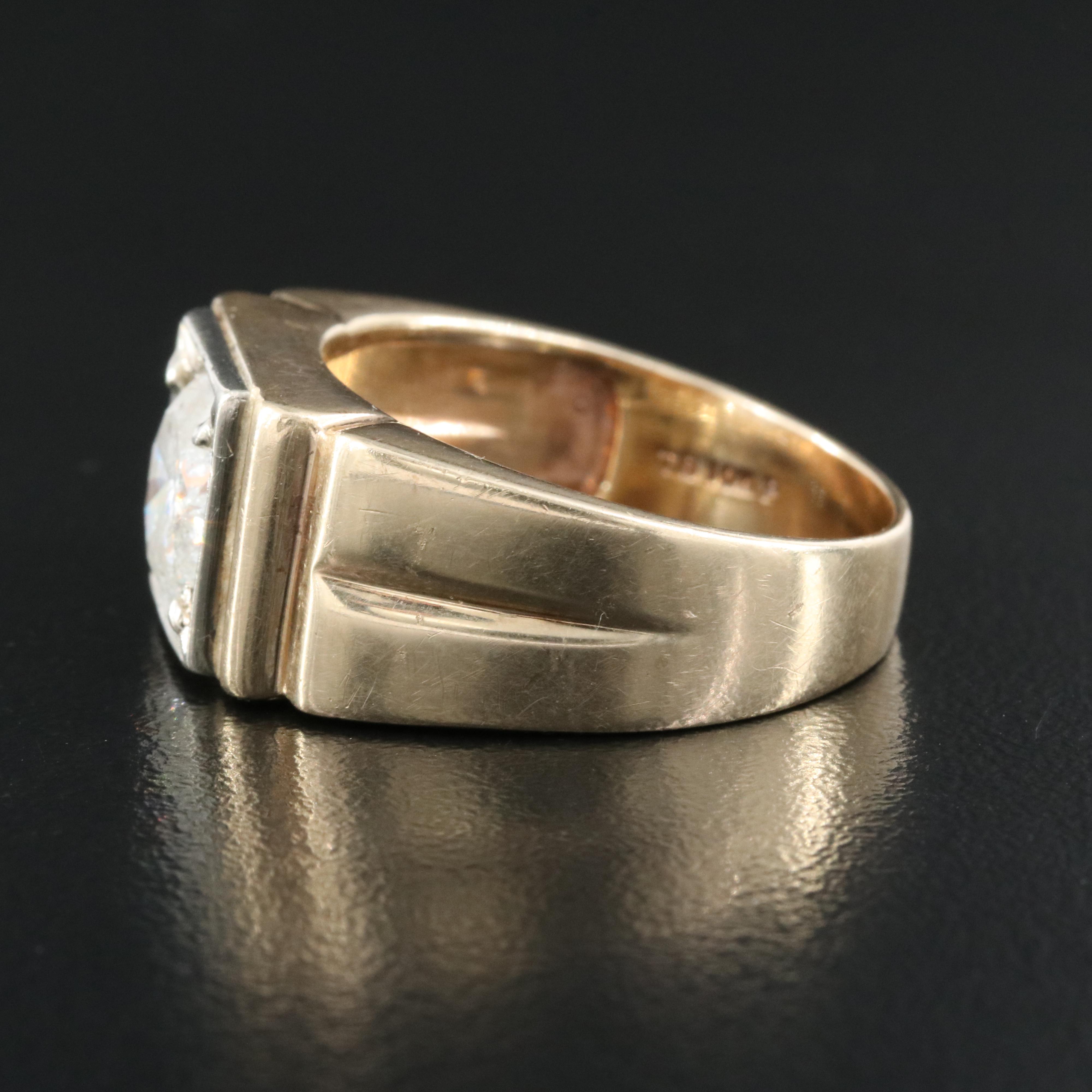 10K 1.97 CT Diamond Solitaire Ring