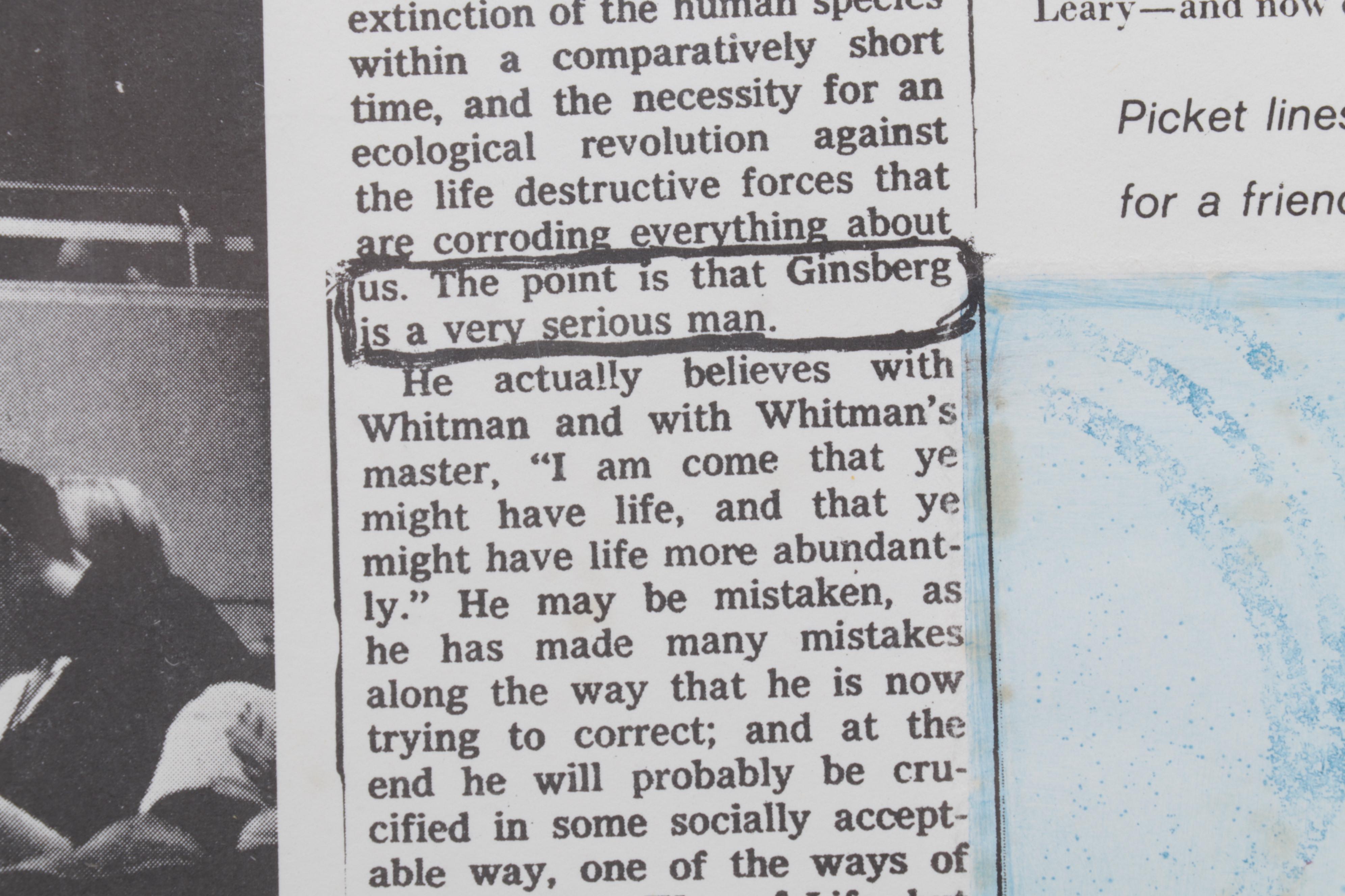 Sidney Chafetz Etching and Lithograph "I Hear America Singing I," Circa 1971