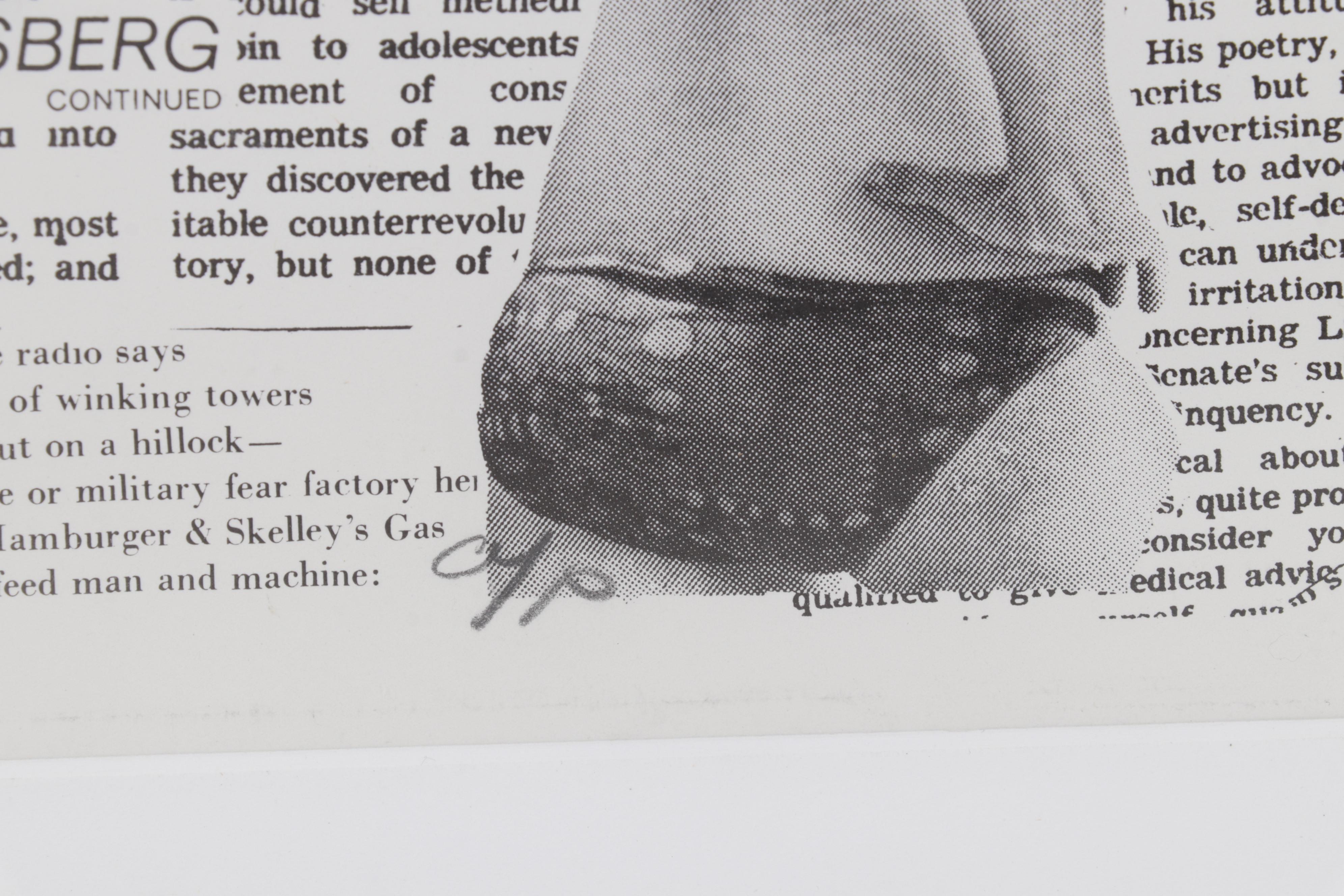 Sidney Chafetz Etching and Lithograph "I Hear America Singing I," Circa 1971