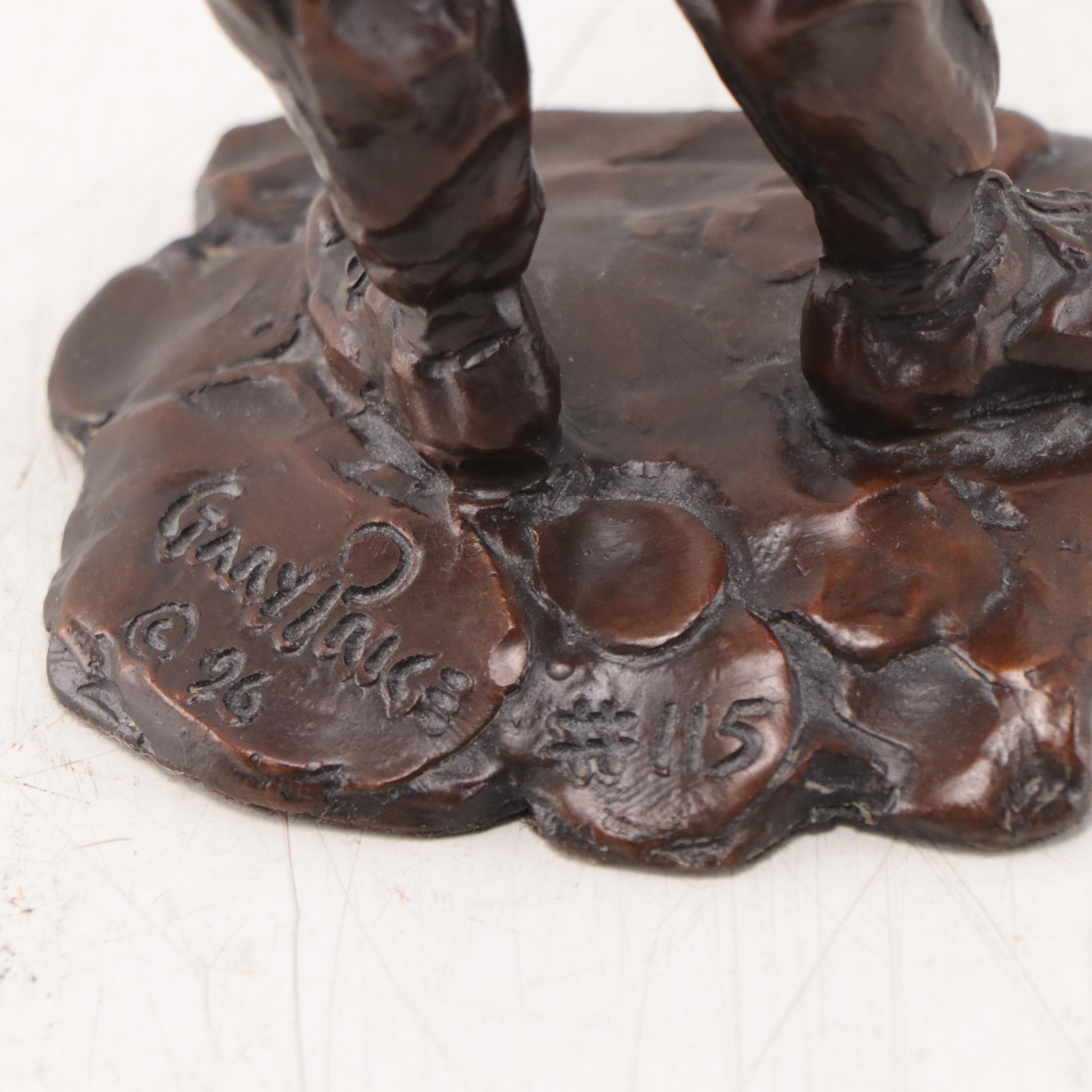 Gary Lee Price Cast Bronze Sculpture "The Natural," 1996