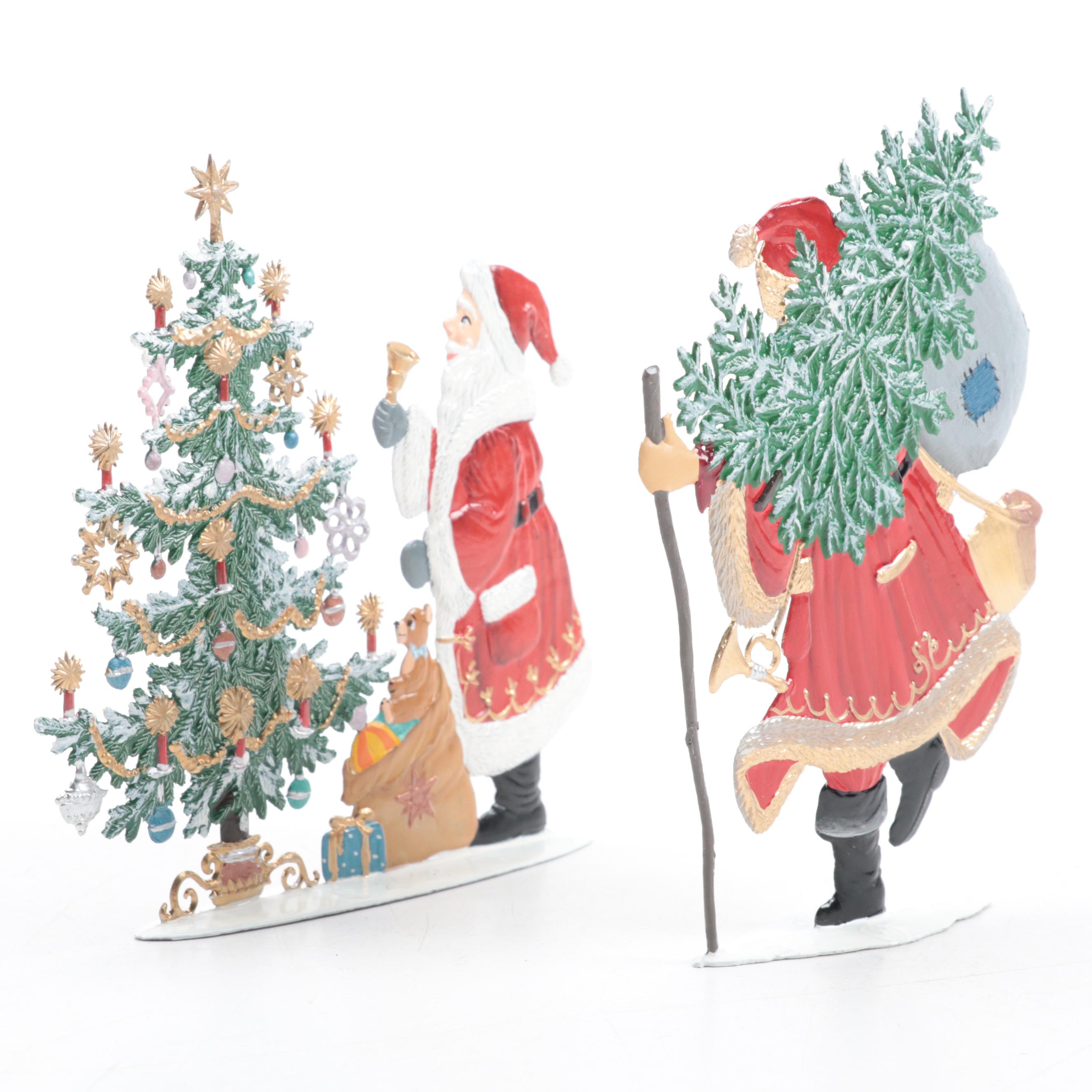 Wilhelm Schweizer German Pewter Christmas Ornaments