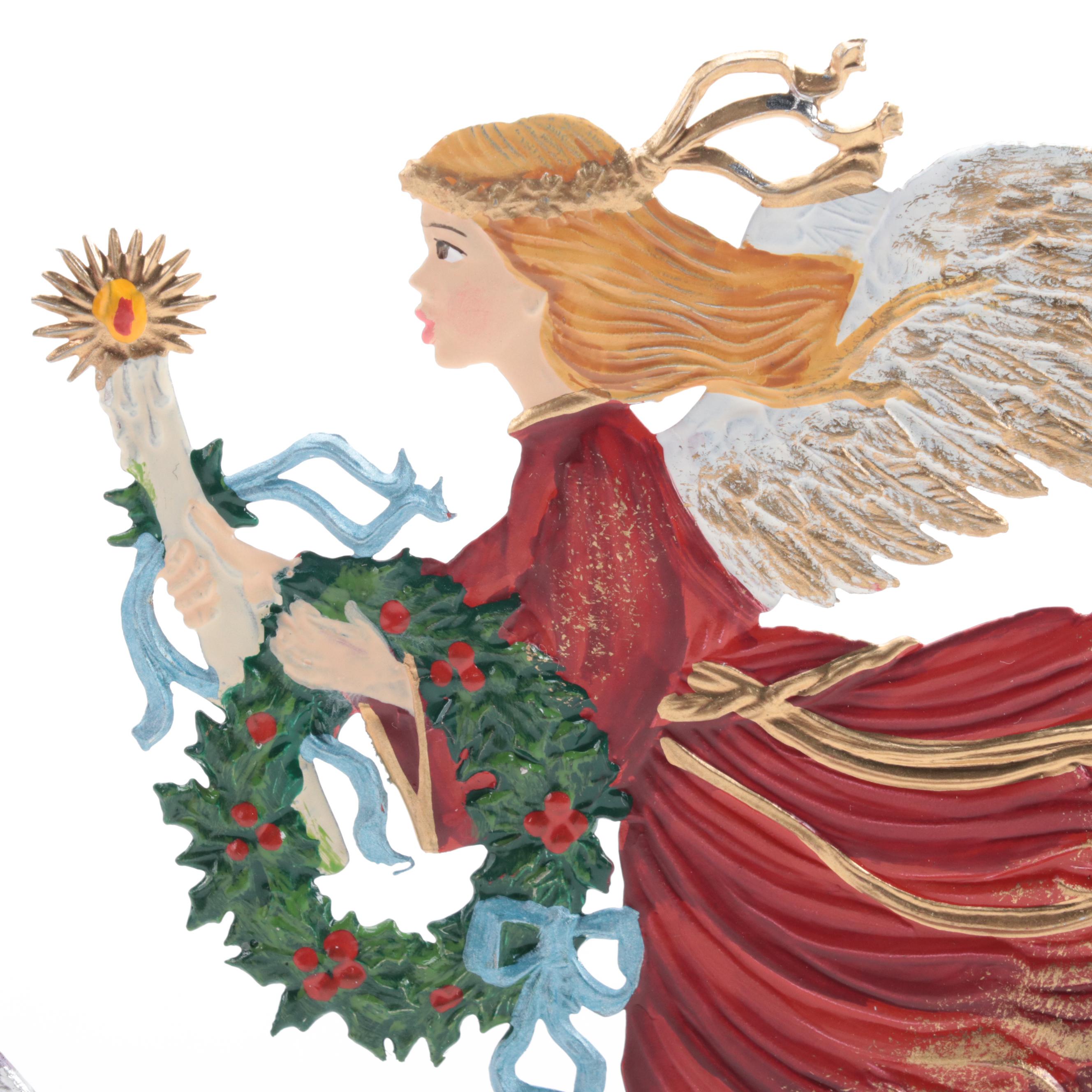 Wilhelm Schweizer German Pewter Christmas Ornaments