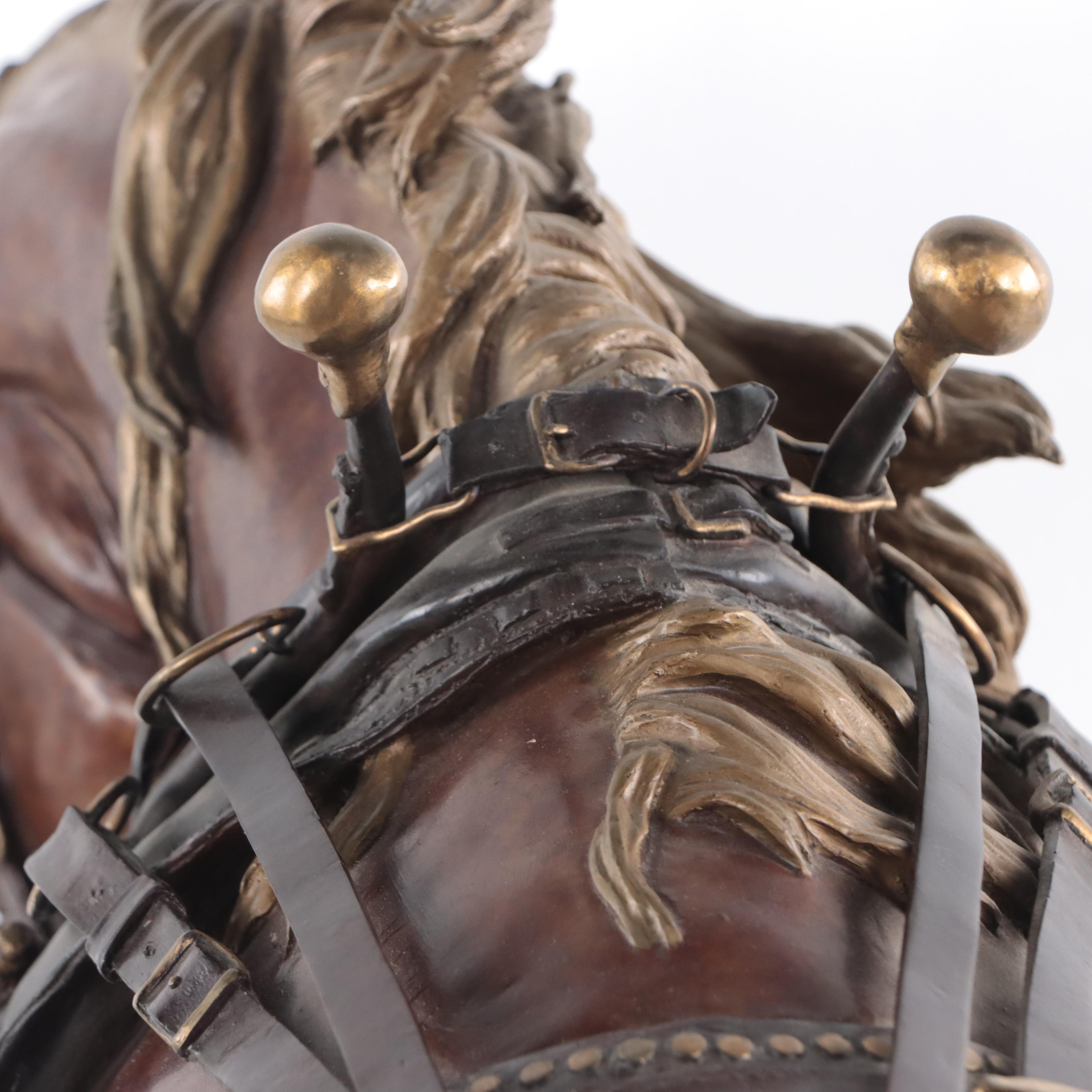 Elizabeth Guarisco Bronze Sculpture "Dignity of Labor II," 1989
