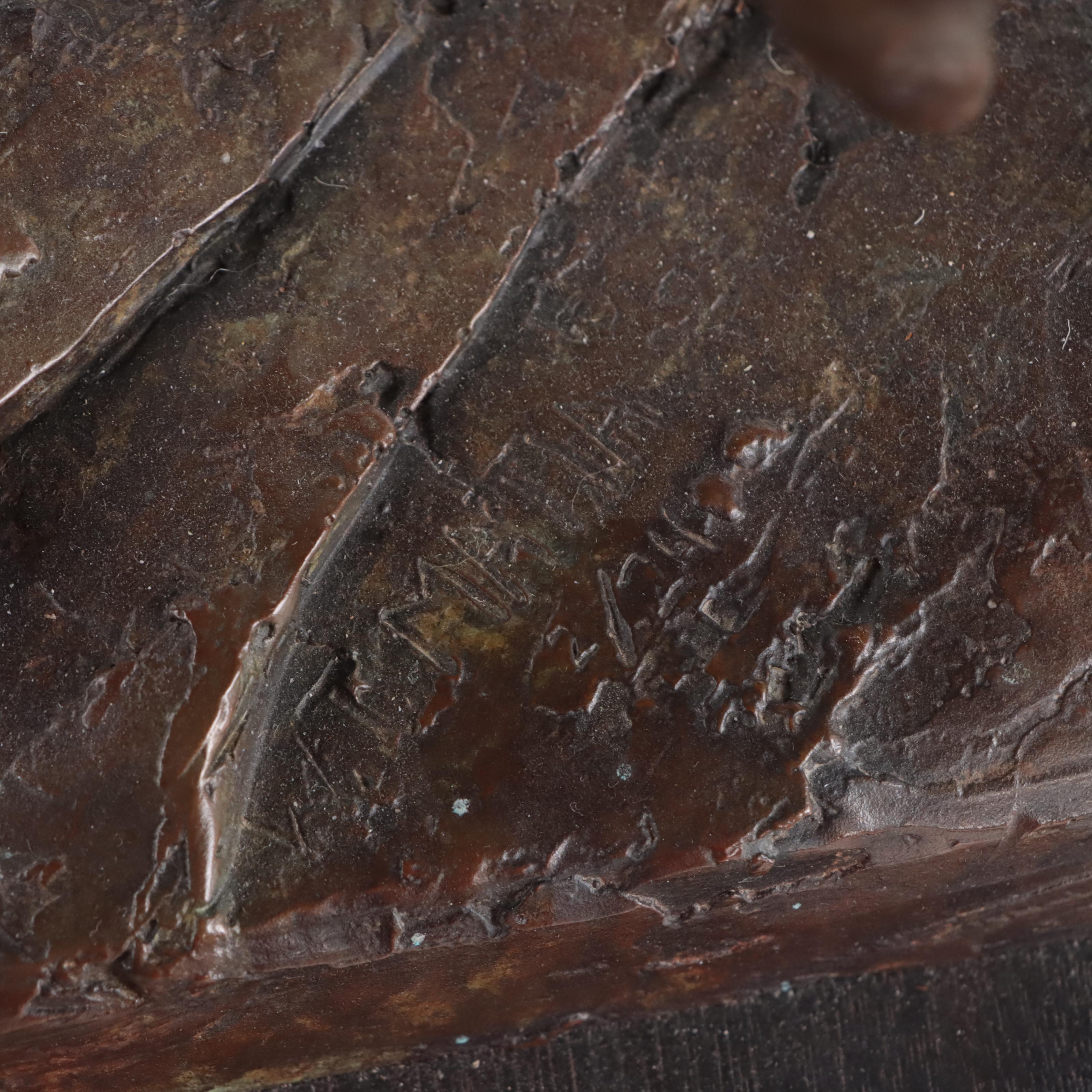 Walter Matia Bronze Sculpture of Hunting Dogs