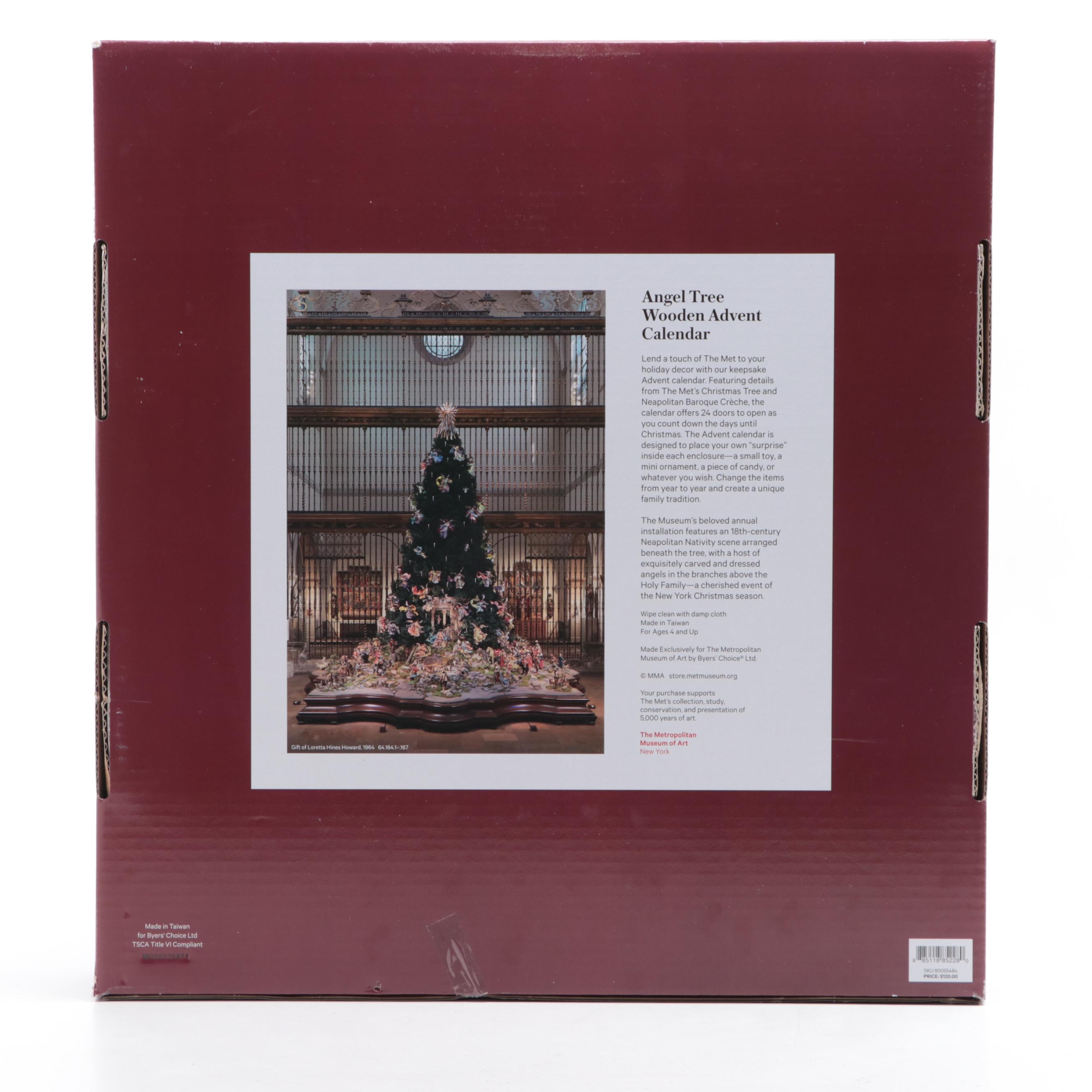 The Metropolitan Museum of Art for Byer's Choice Angel Tree Advent Calendar