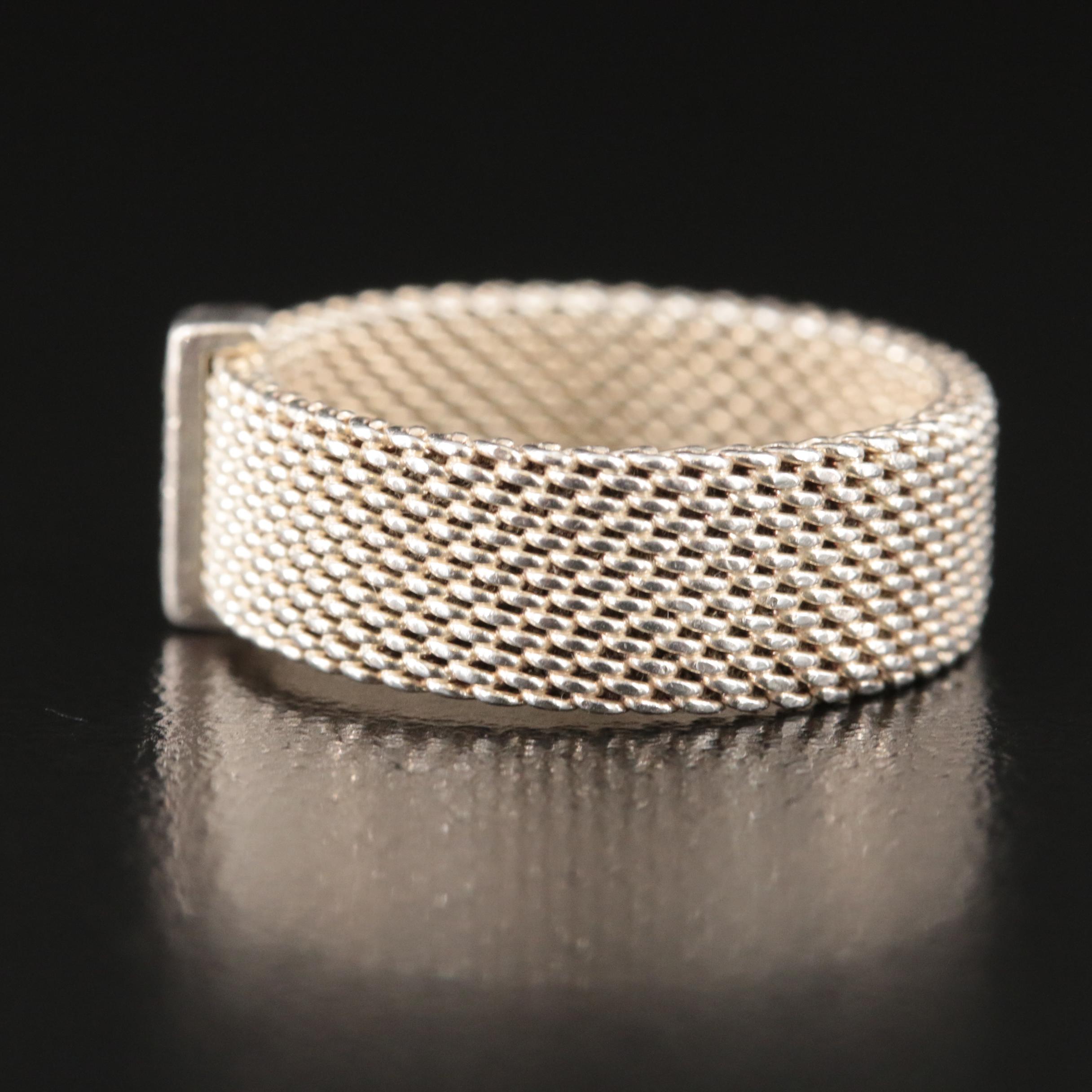 Tiffany & Co. 0.07 CTW Diamond Mesh Band