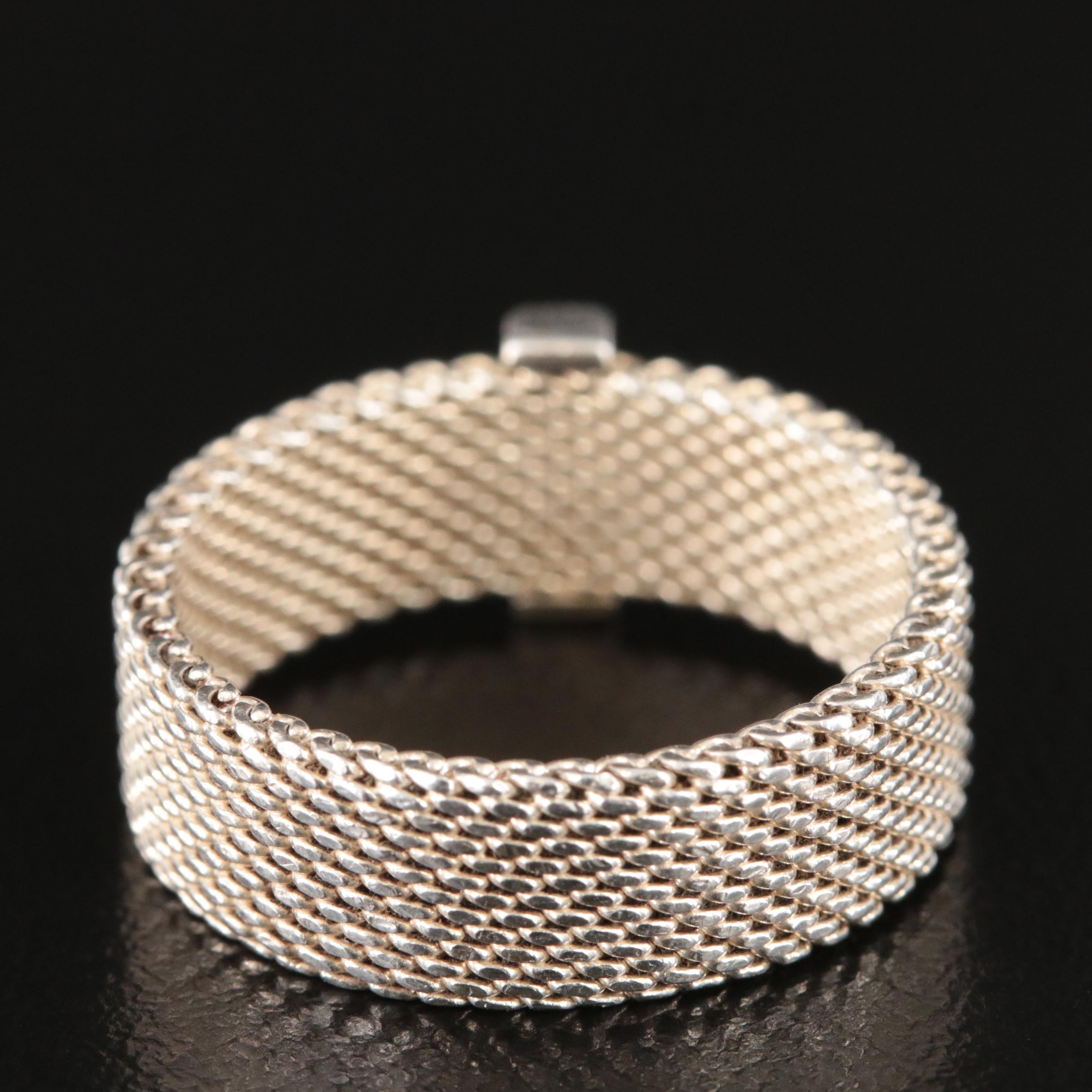 Tiffany & Co. 0.07 CTW Diamond Mesh Band