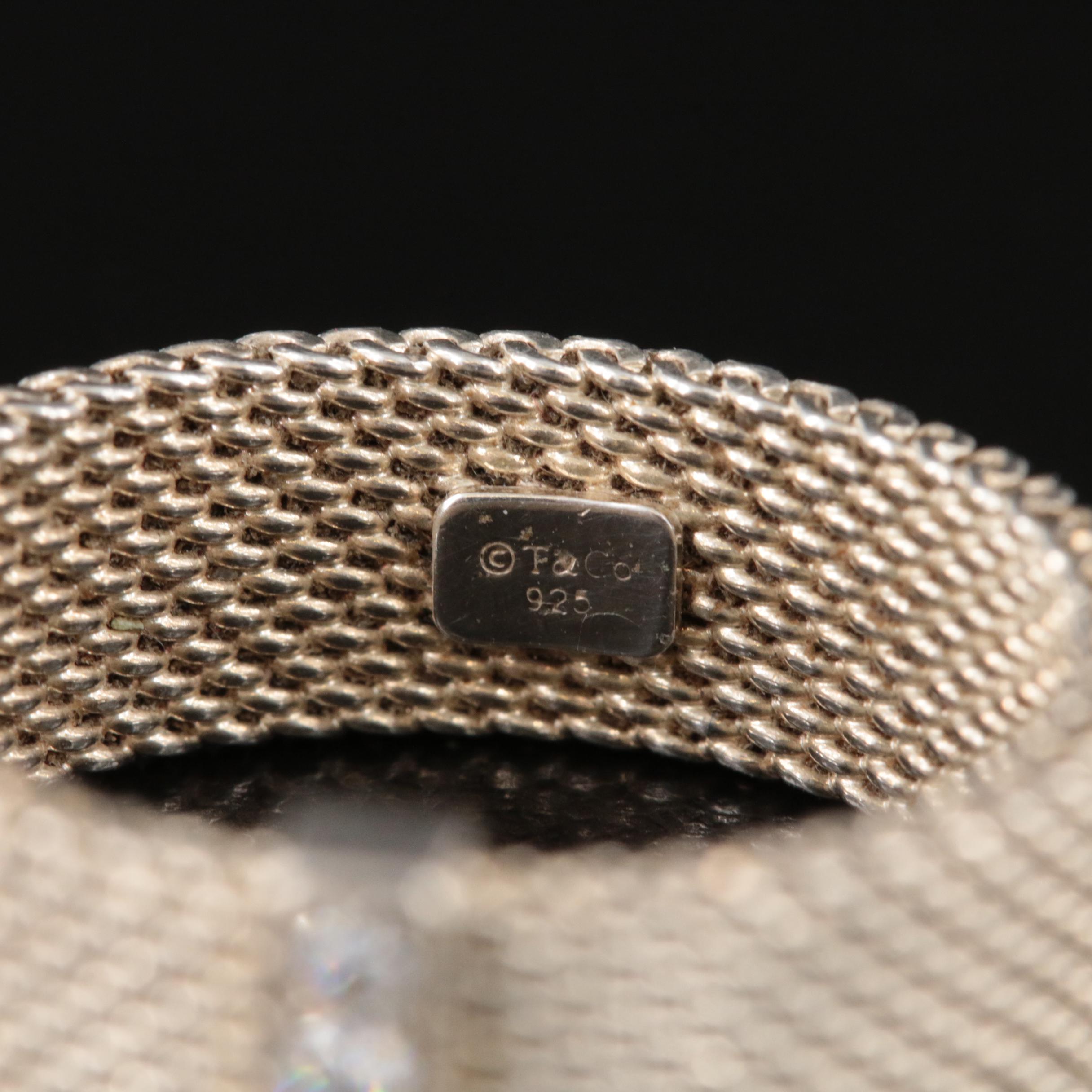 Tiffany & Co. 0.07 CTW Diamond Mesh Band