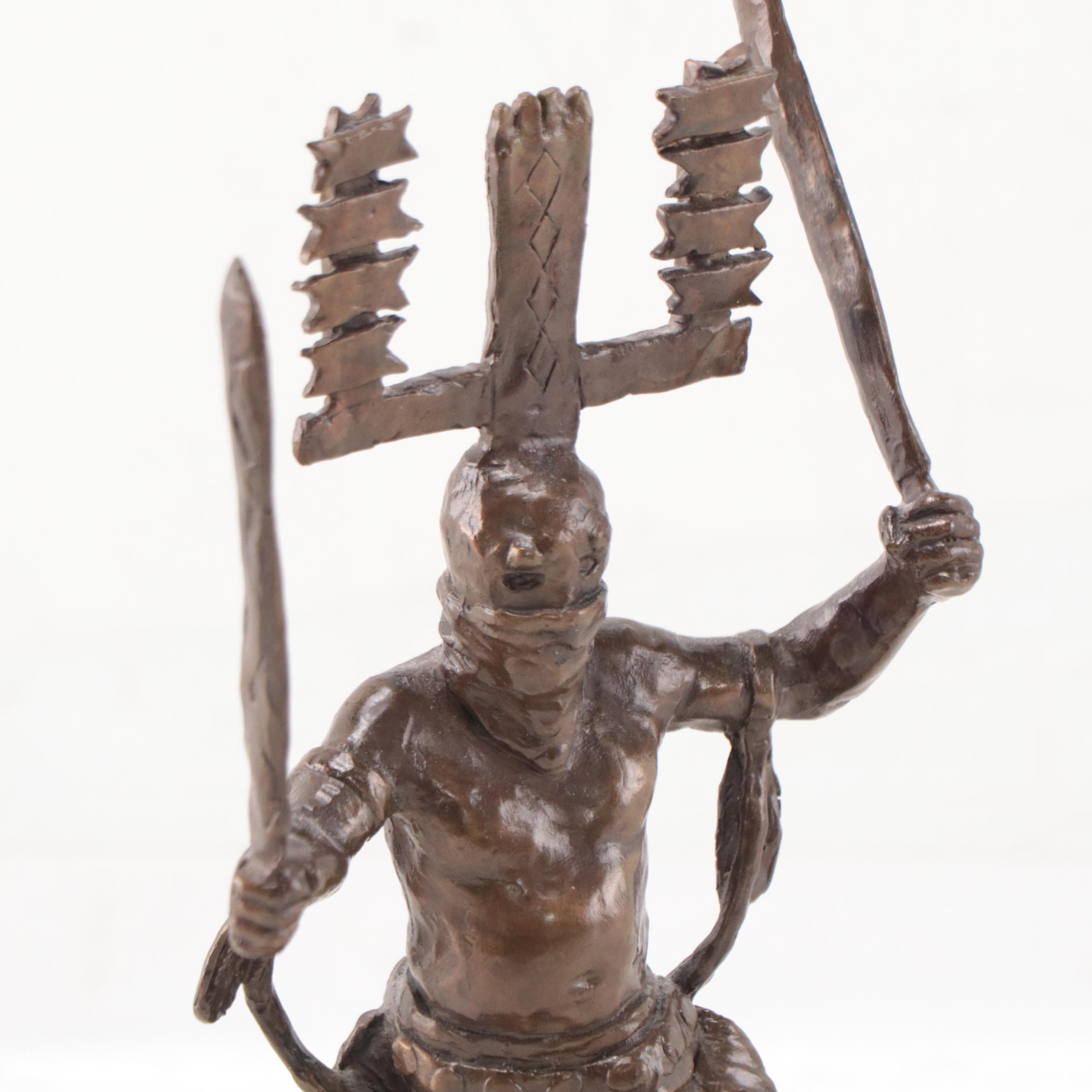 Tom Knapp Cast Bronze Sculpture "Mescalerito"