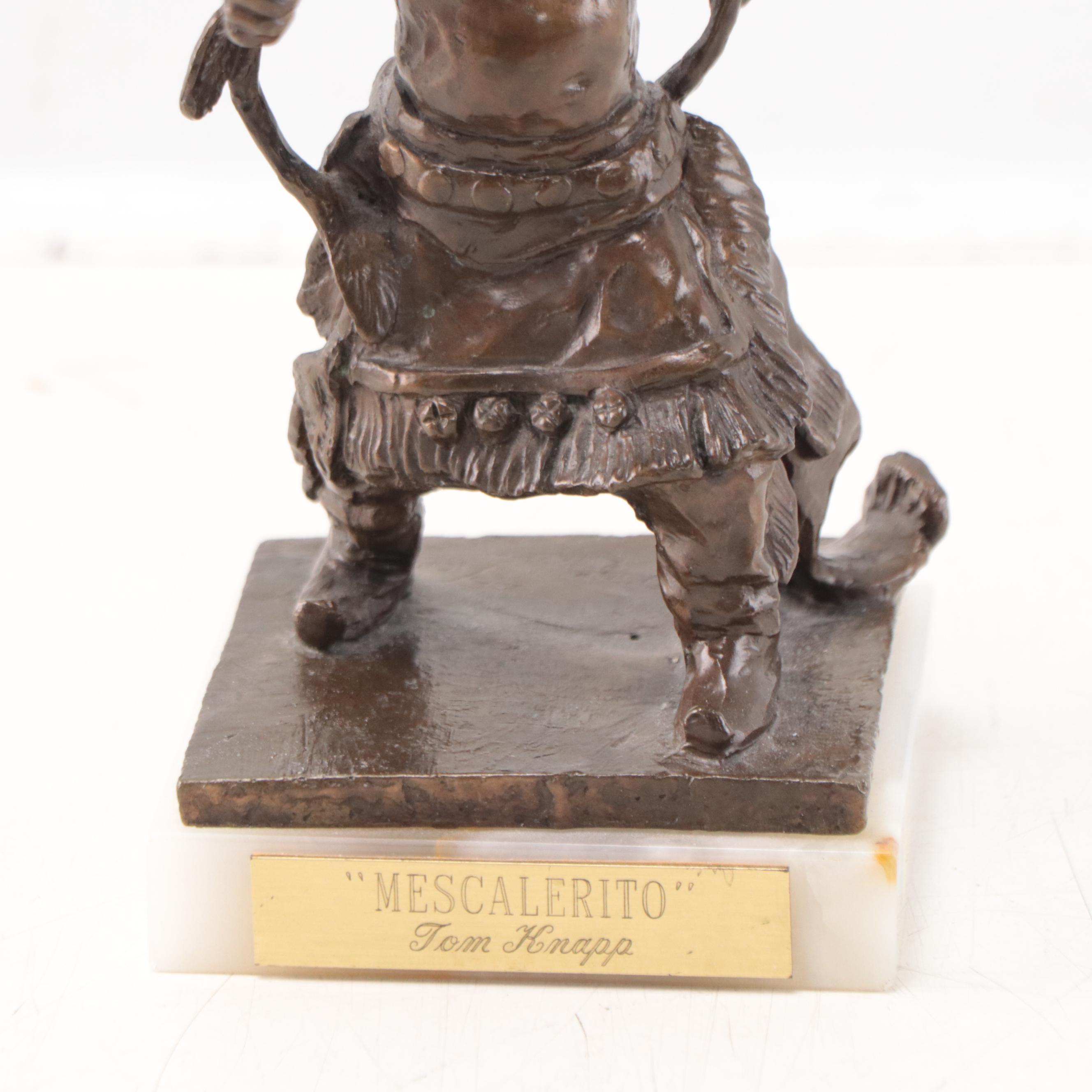 Tom Knapp Cast Bronze Sculpture "Mescalerito"