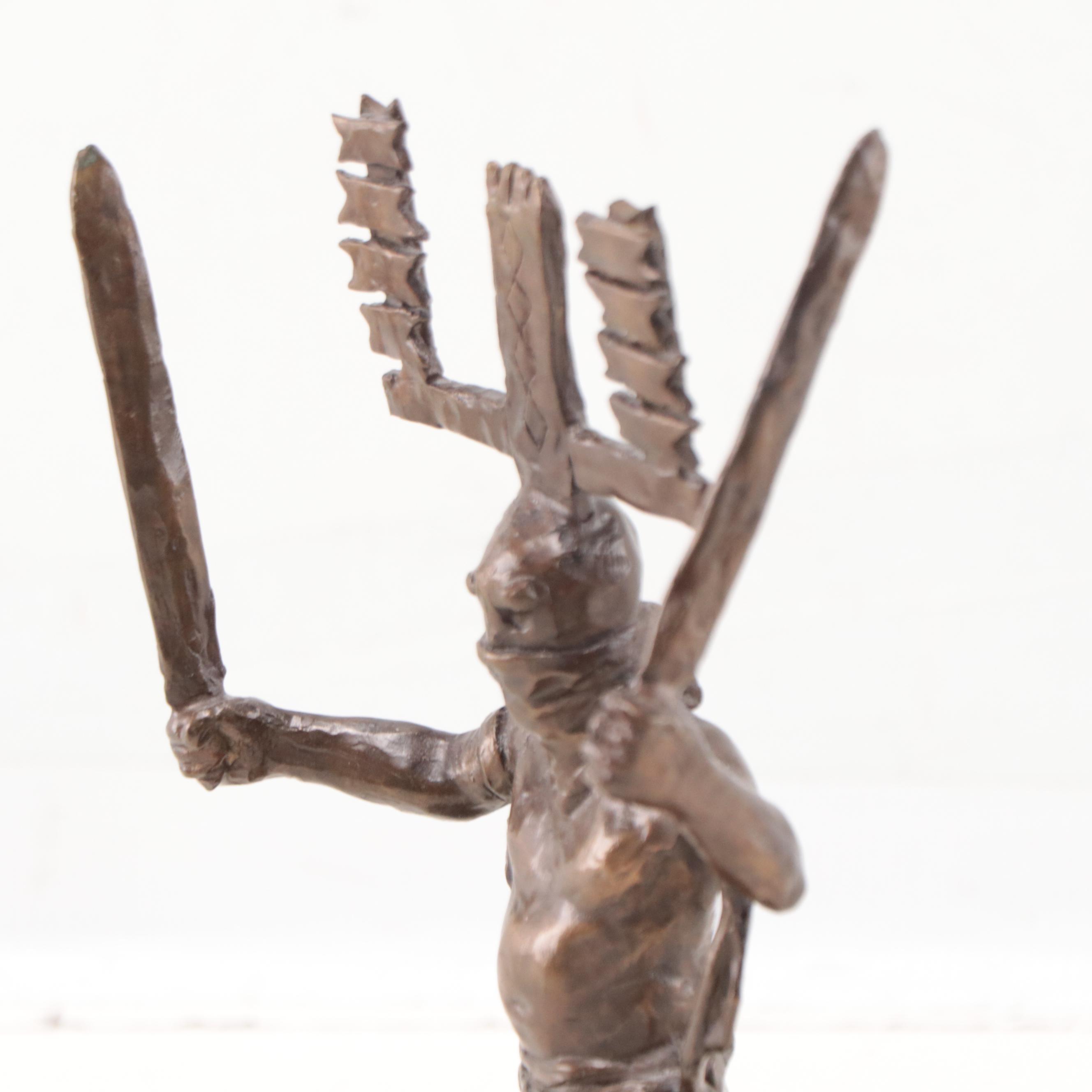 Tom Knapp Cast Bronze Sculpture "Mescalerito"