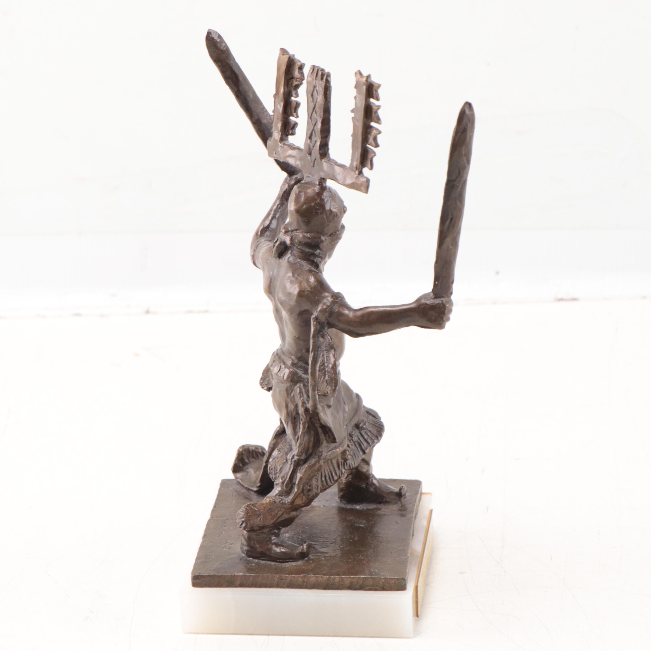 Tom Knapp Cast Bronze Sculpture "Mescalerito"