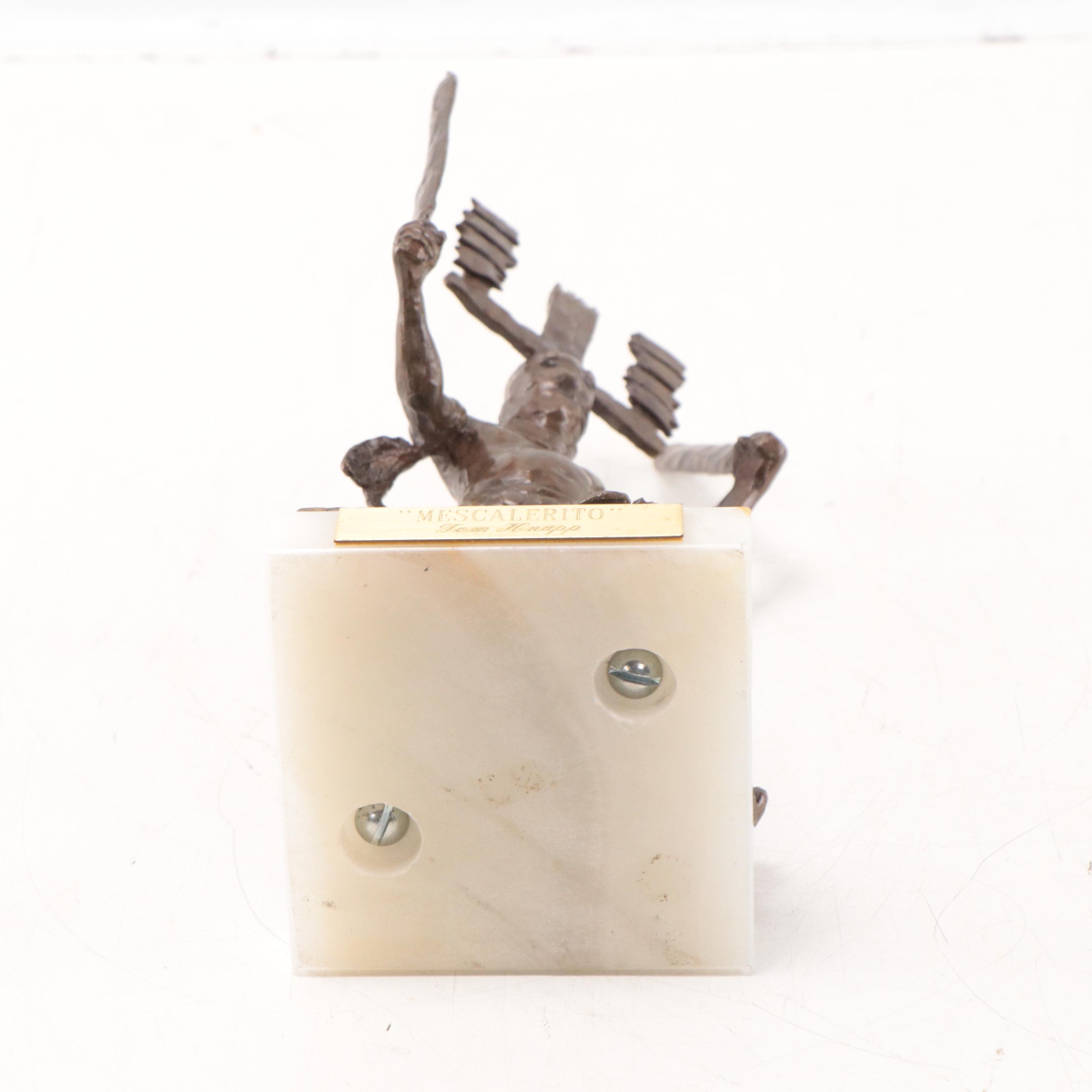Tom Knapp Cast Bronze Sculpture "Mescalerito"