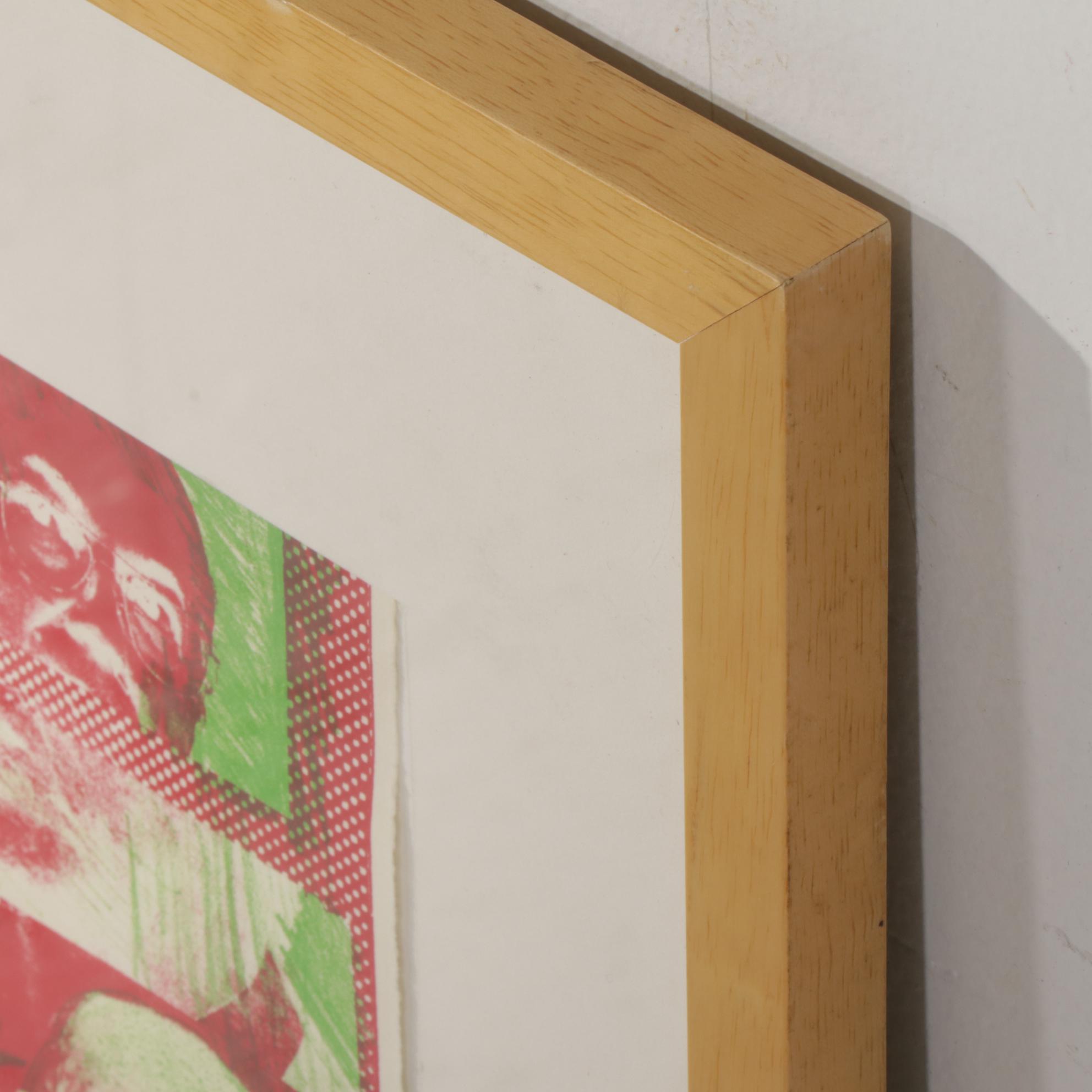 Sidney Chafetz Color Lithograph "Teflon Series #1," 1988