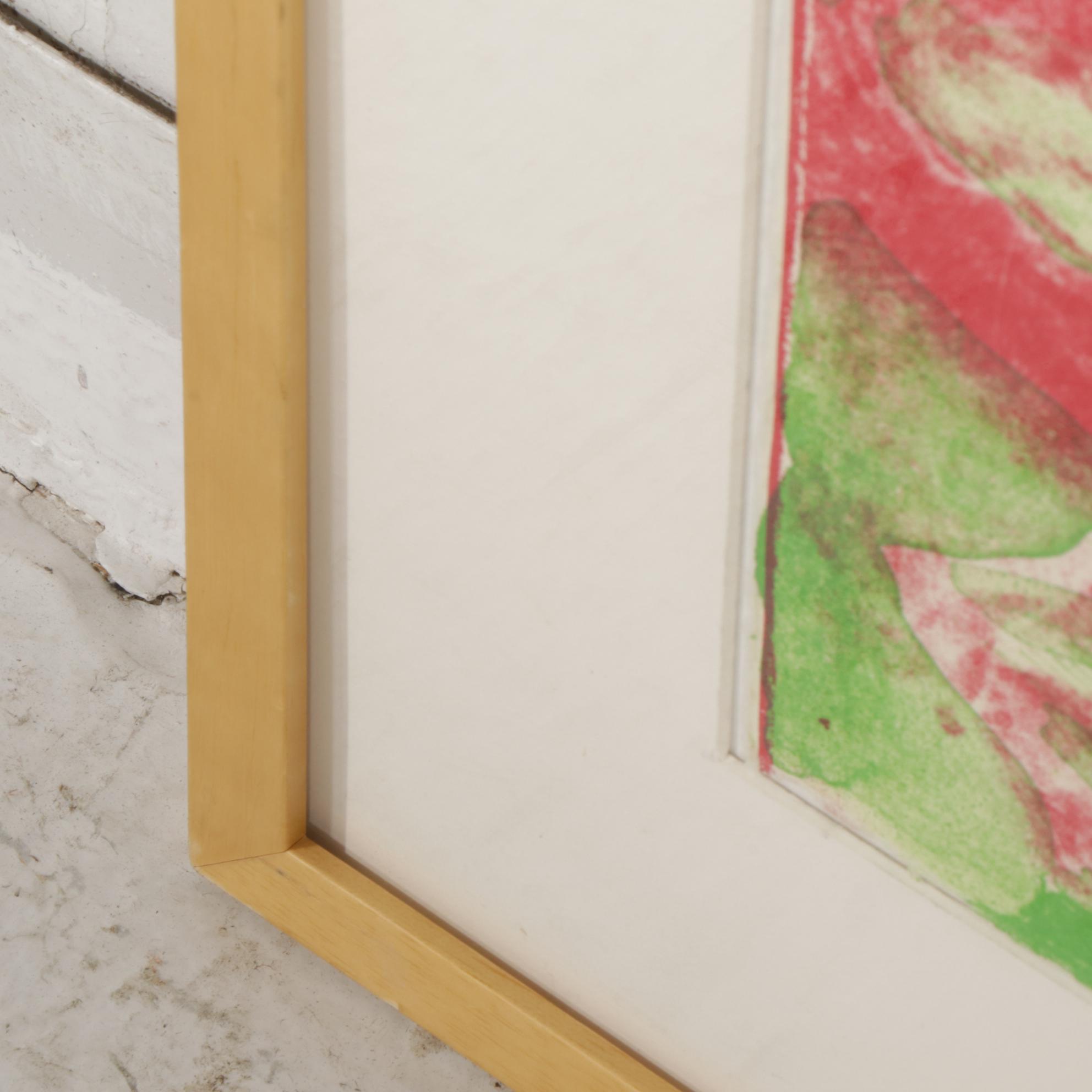 Sidney Chafetz Color Lithograph "Teflon Series #1," 1988