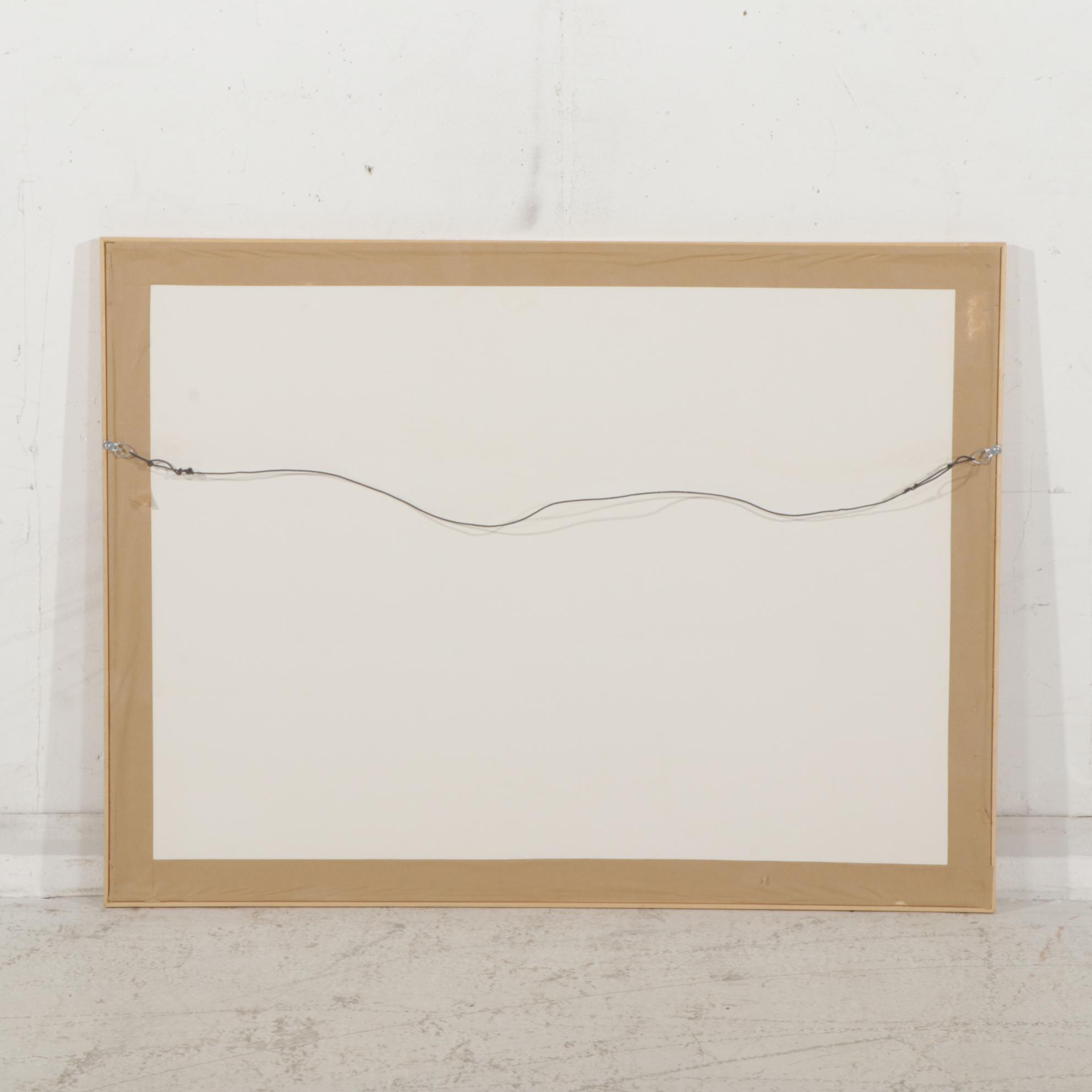 Sidney Chafetz Color Lithograph "Teflon Series #1," 1988